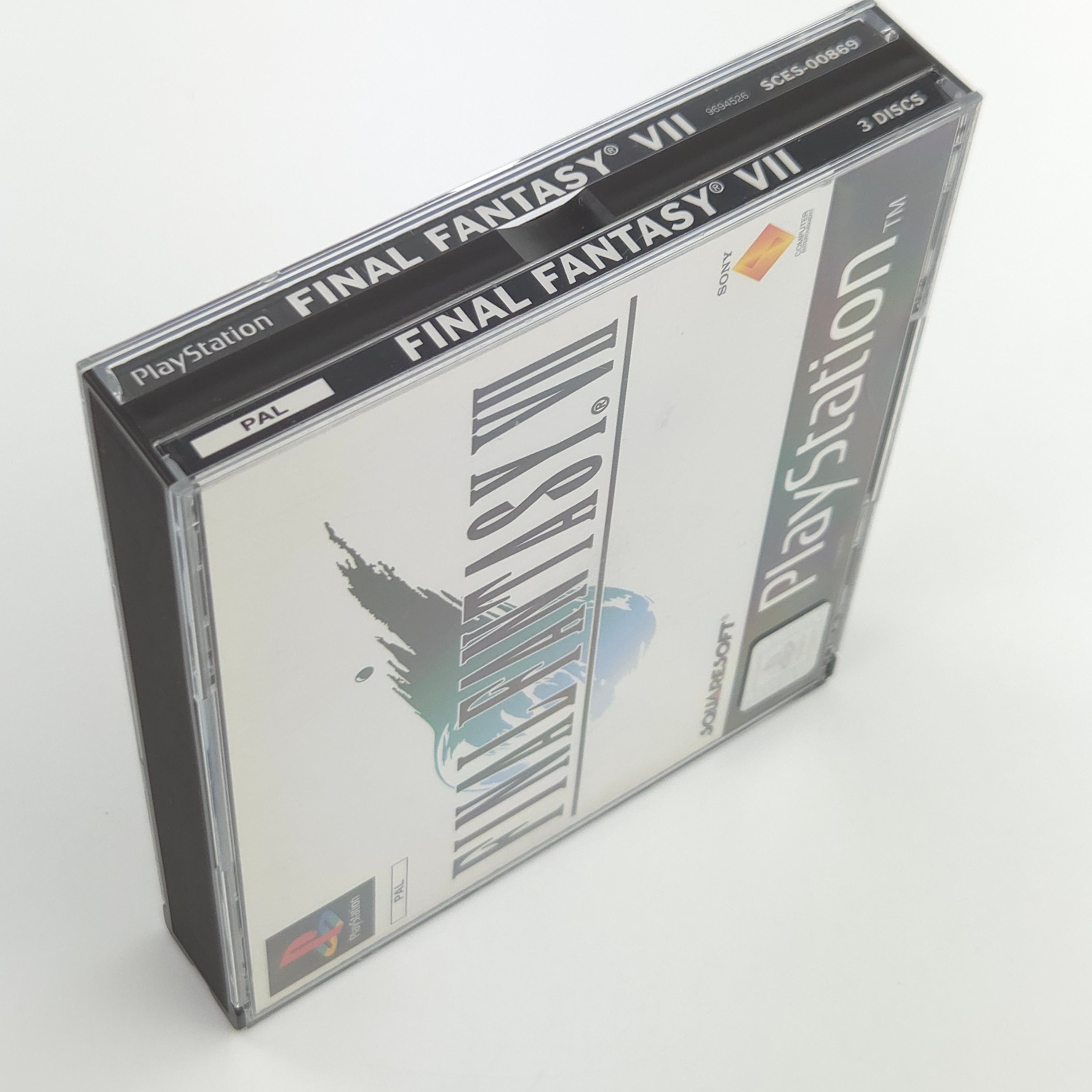 Playstation 1 Spiel Final Fantasy VII PS1 OVP PAL DE