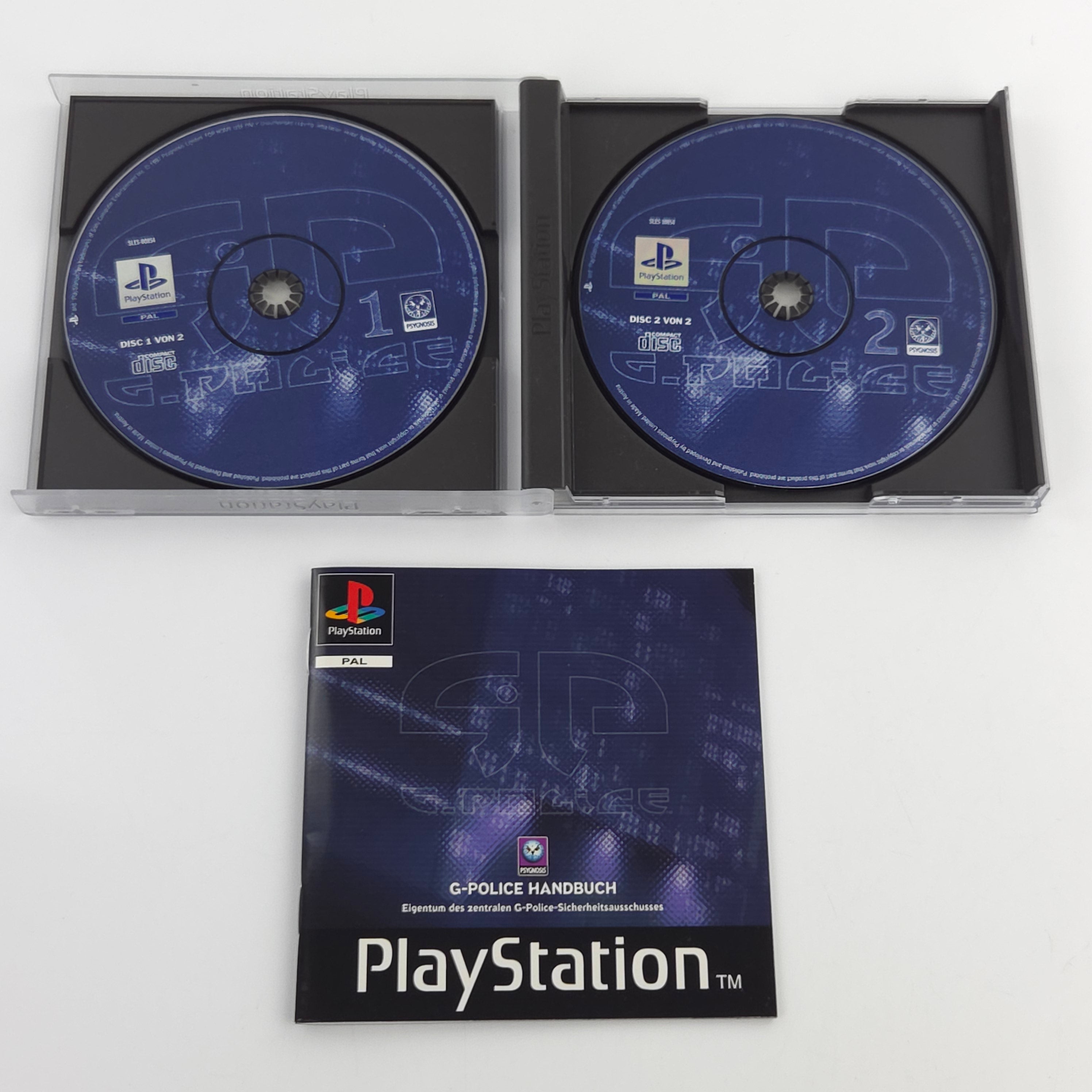 Sony PlayStation Spiel G-Police PS1 OVP Psygnosis PAL DE
