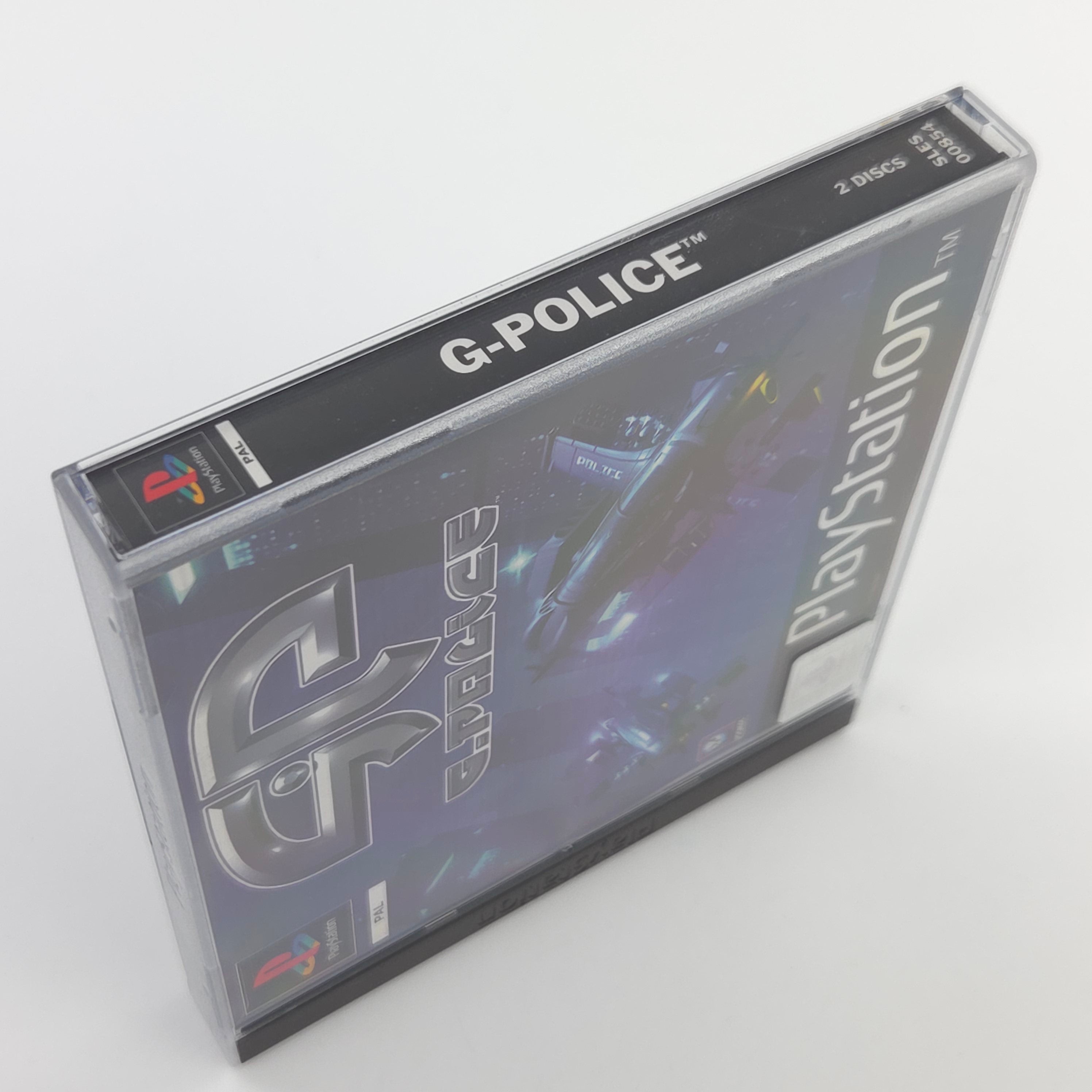 Sony PlayStation Spiel G-Police PS1 OVP Psygnosis PAL DE