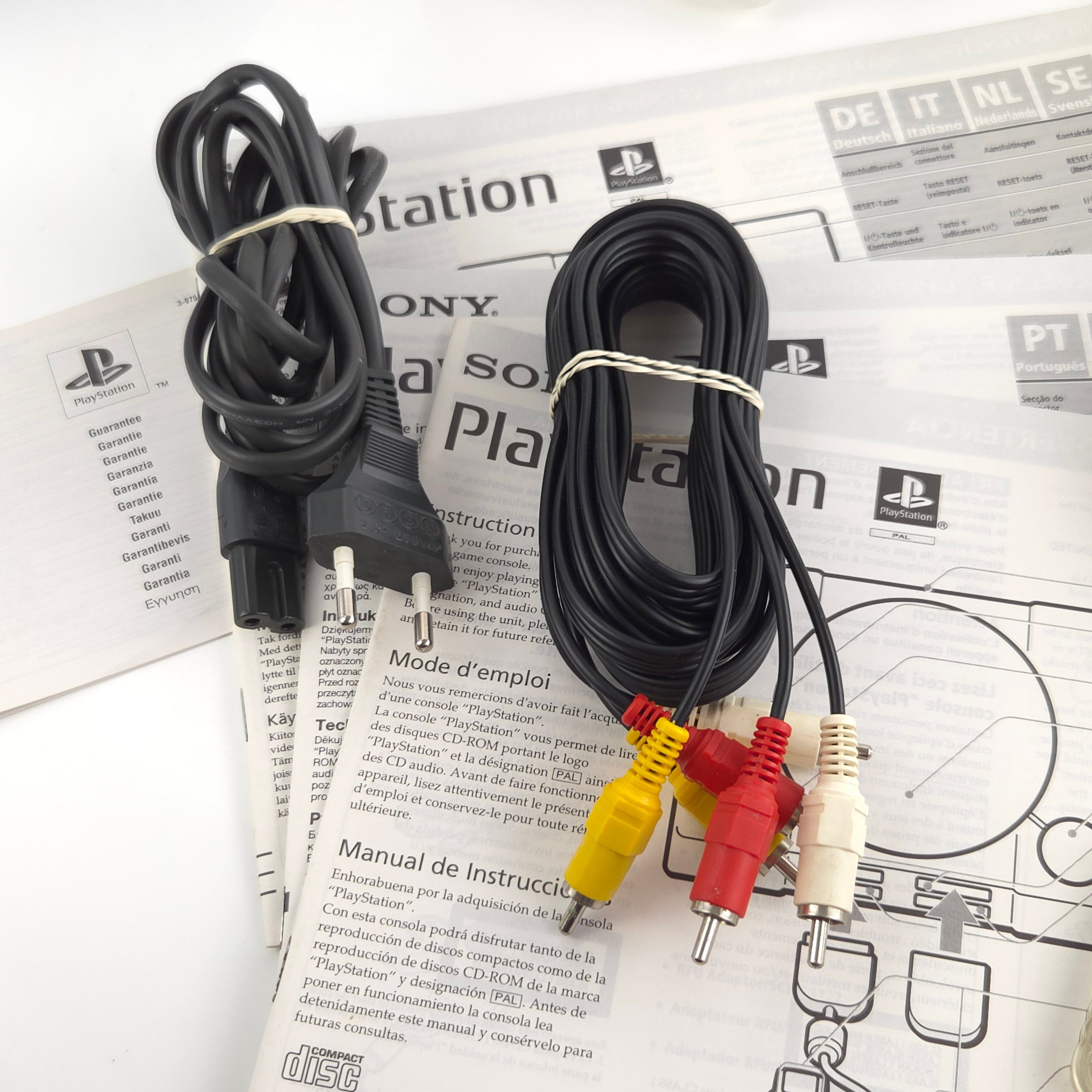 Playstation 1 Konsole Dual Shock Bundle Set OVP