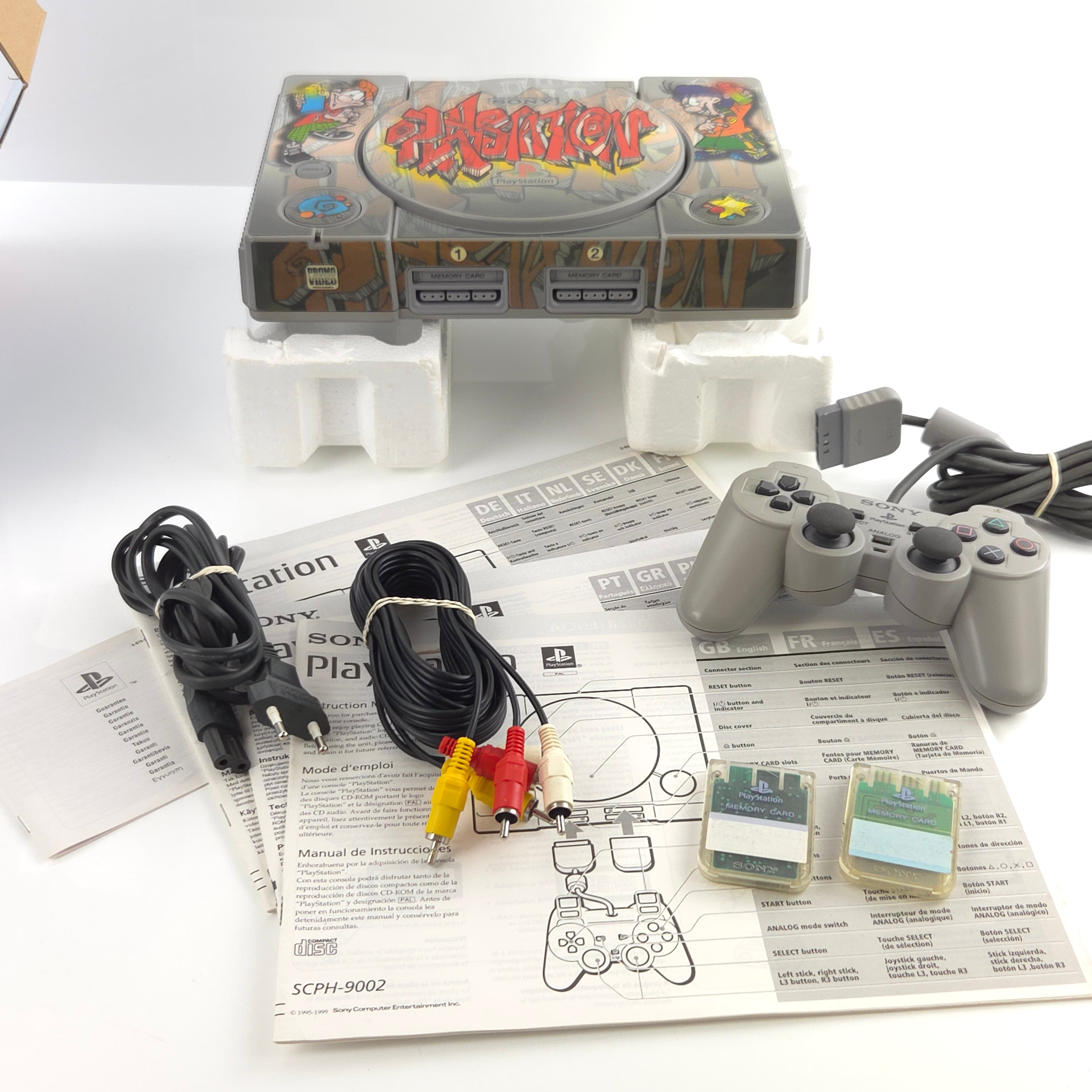 Playstation 1 Konsole Dual Shock Bundle Set OVP