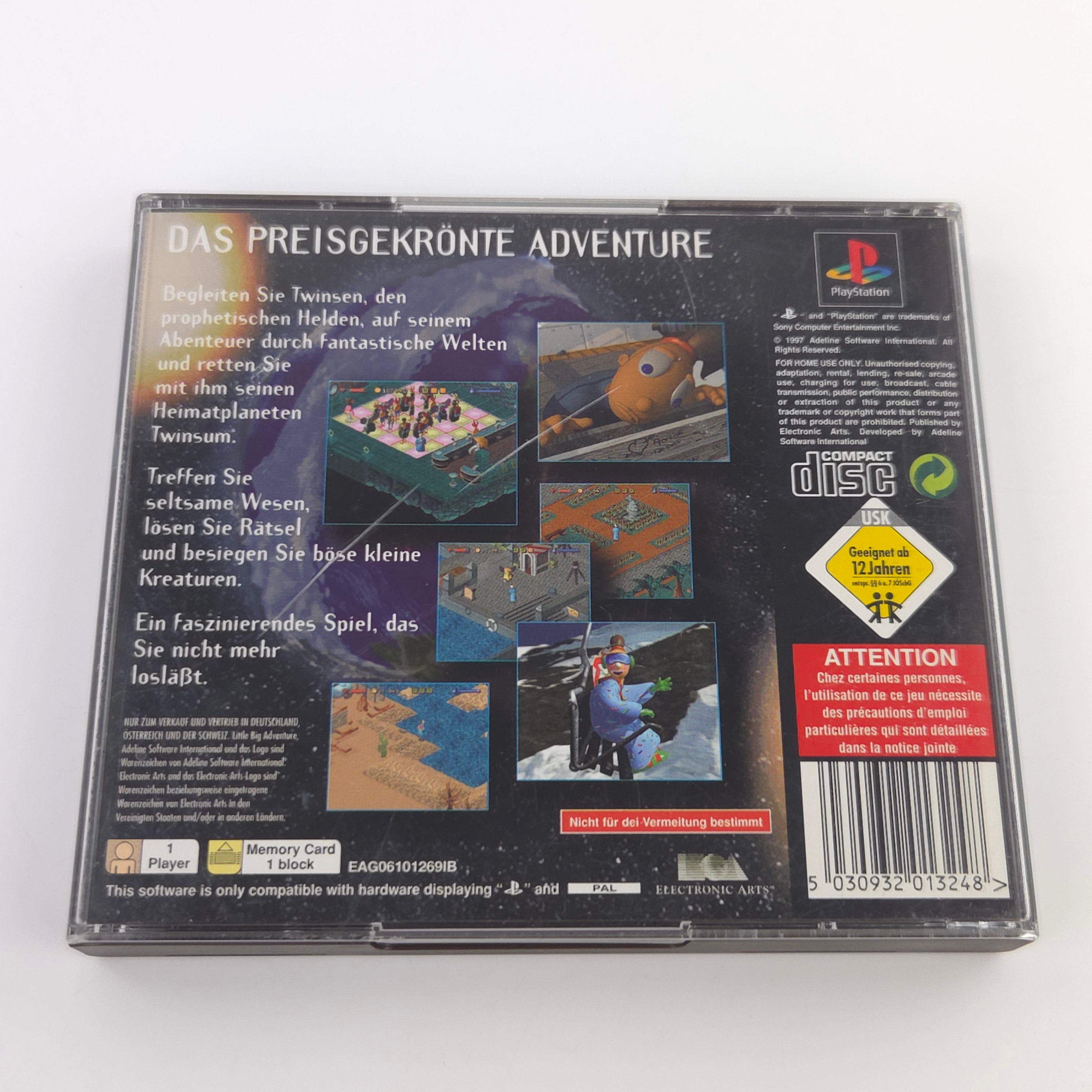 PlayStation 1 Spiel – Little Big Adventure (PAL)