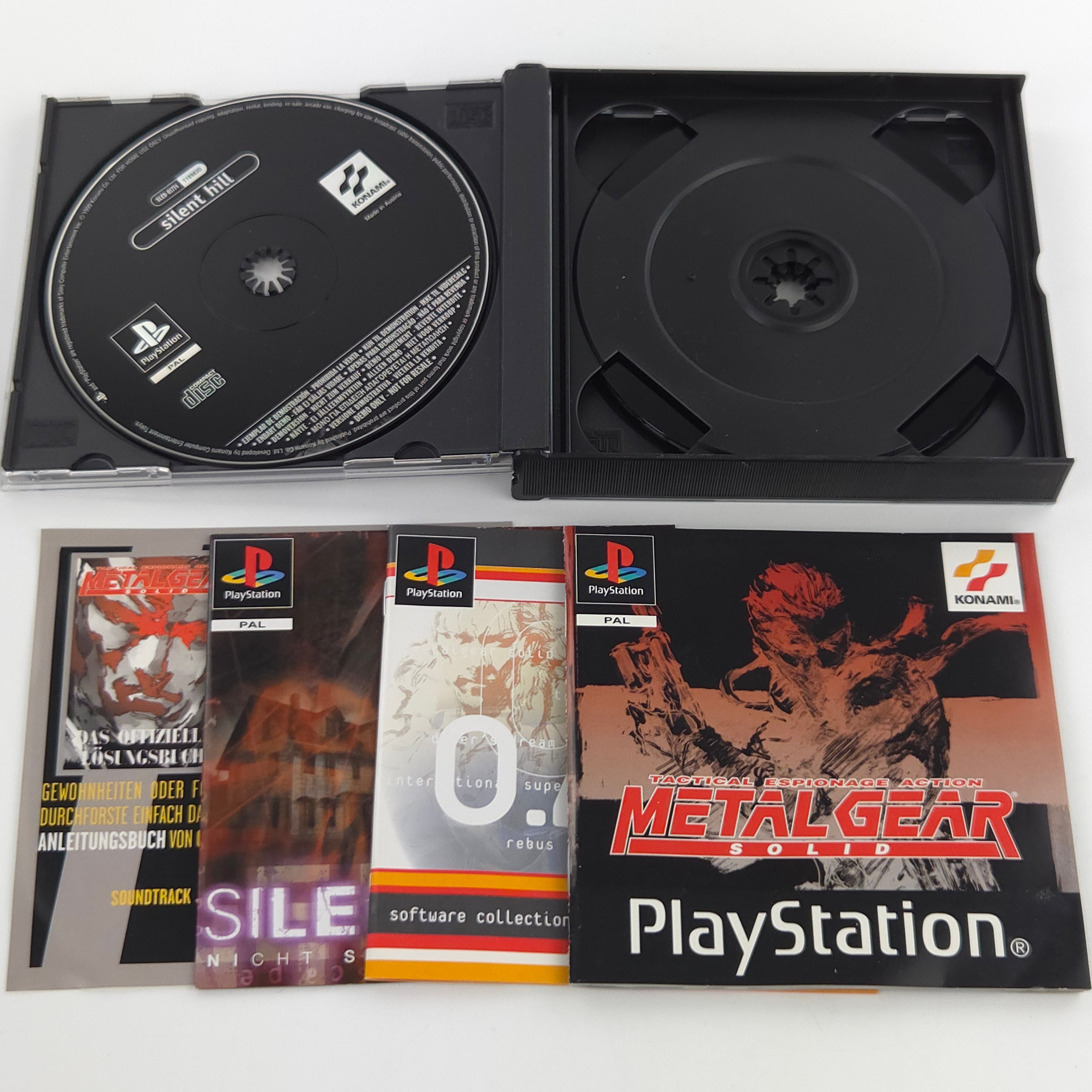 Playstation Spiel Metal Gear Solid PS1 OVP Konami PAL