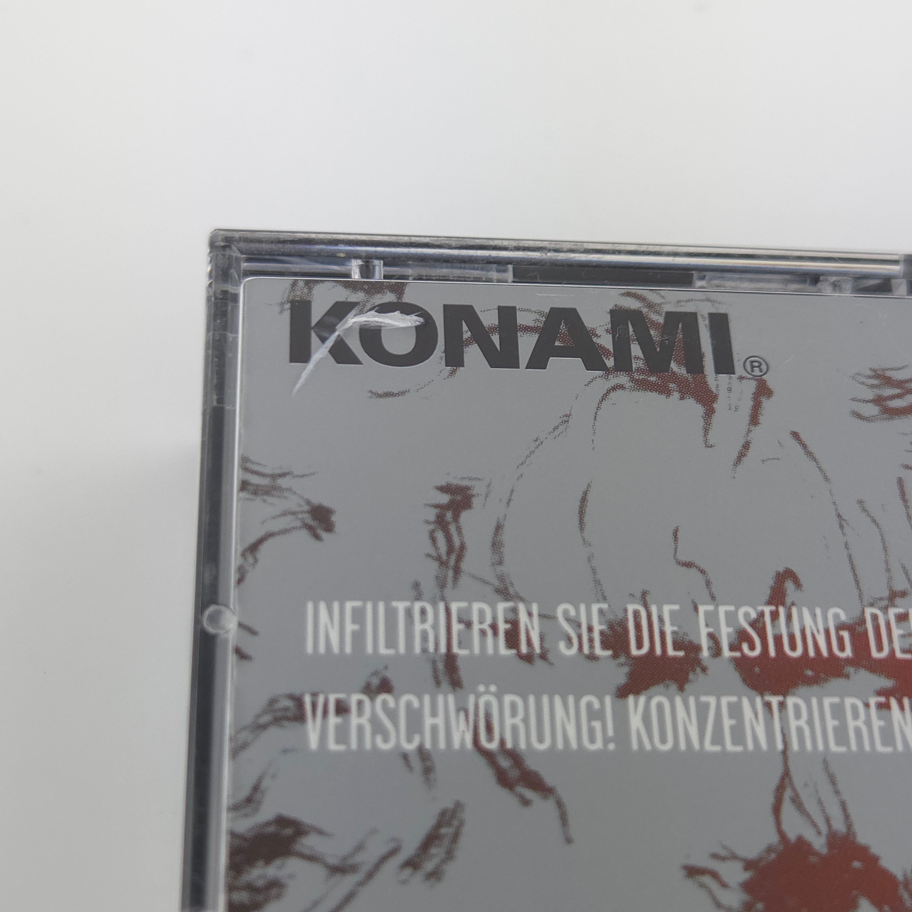 Playstation Spiel Metal Gear Solid PS1 OVP Konami PAL
