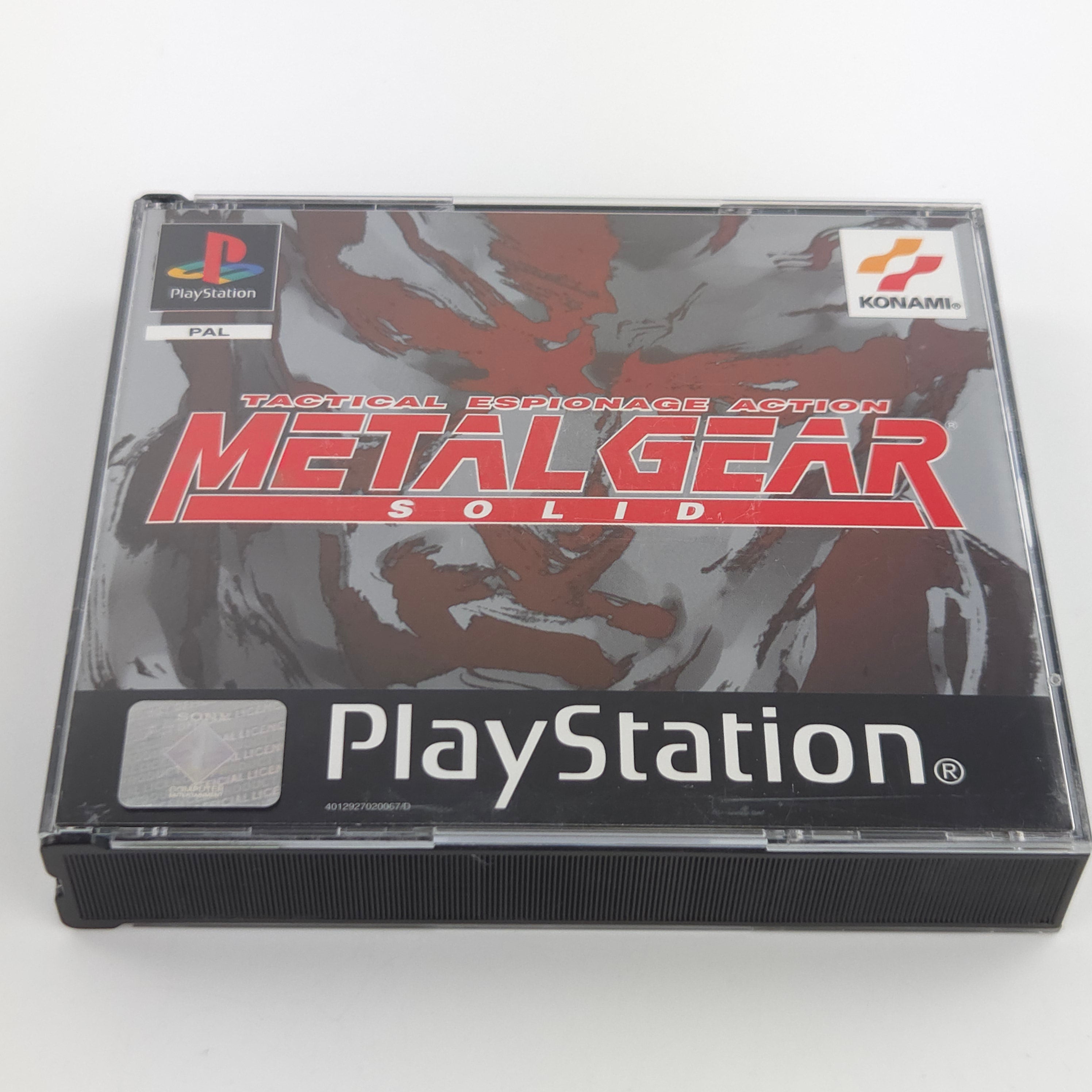 Playstation Spiel Metal Gear Solid PS1 OVP Konami PAL