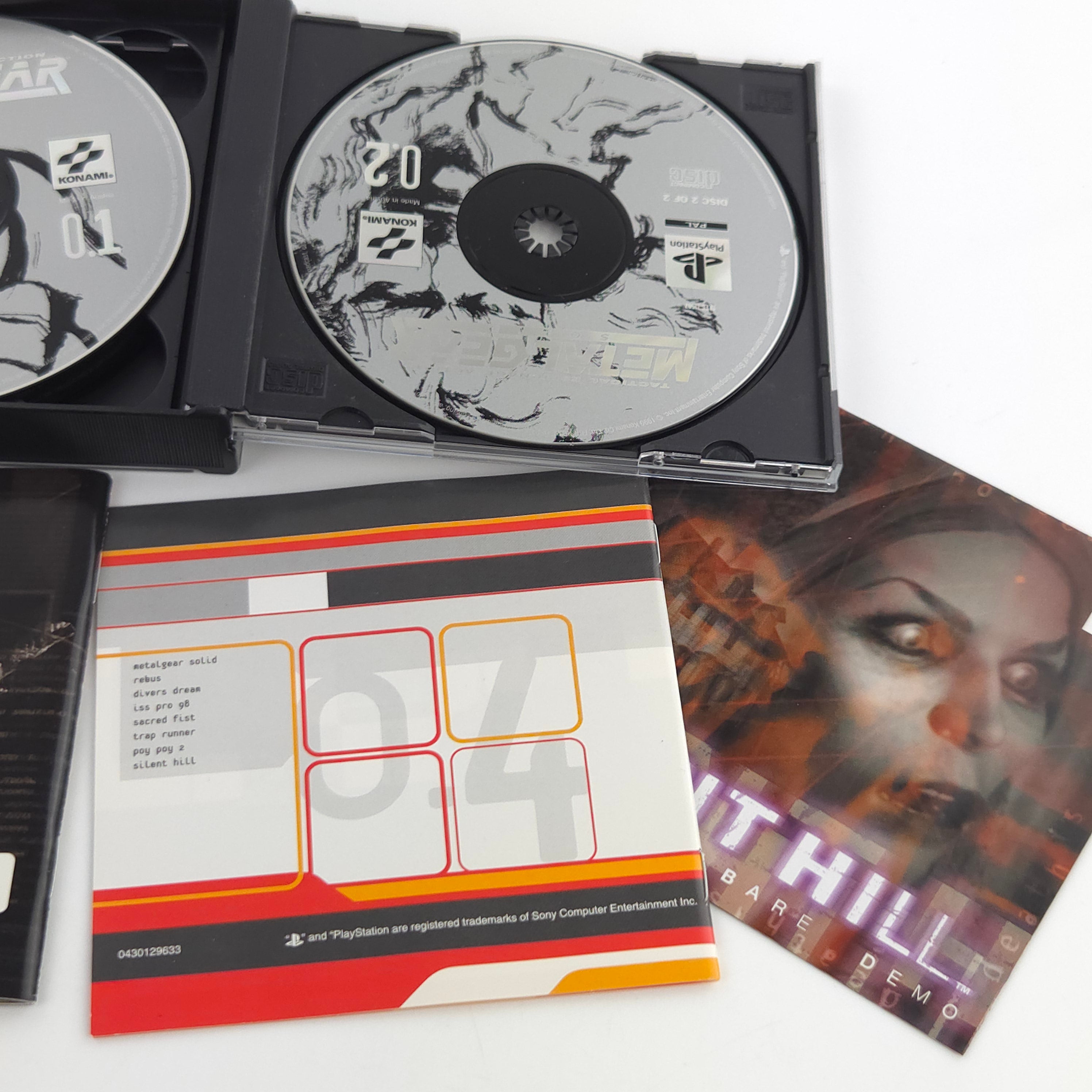 Playstation Spiel Metal Gear Solid PS1 OVP Konami PAL