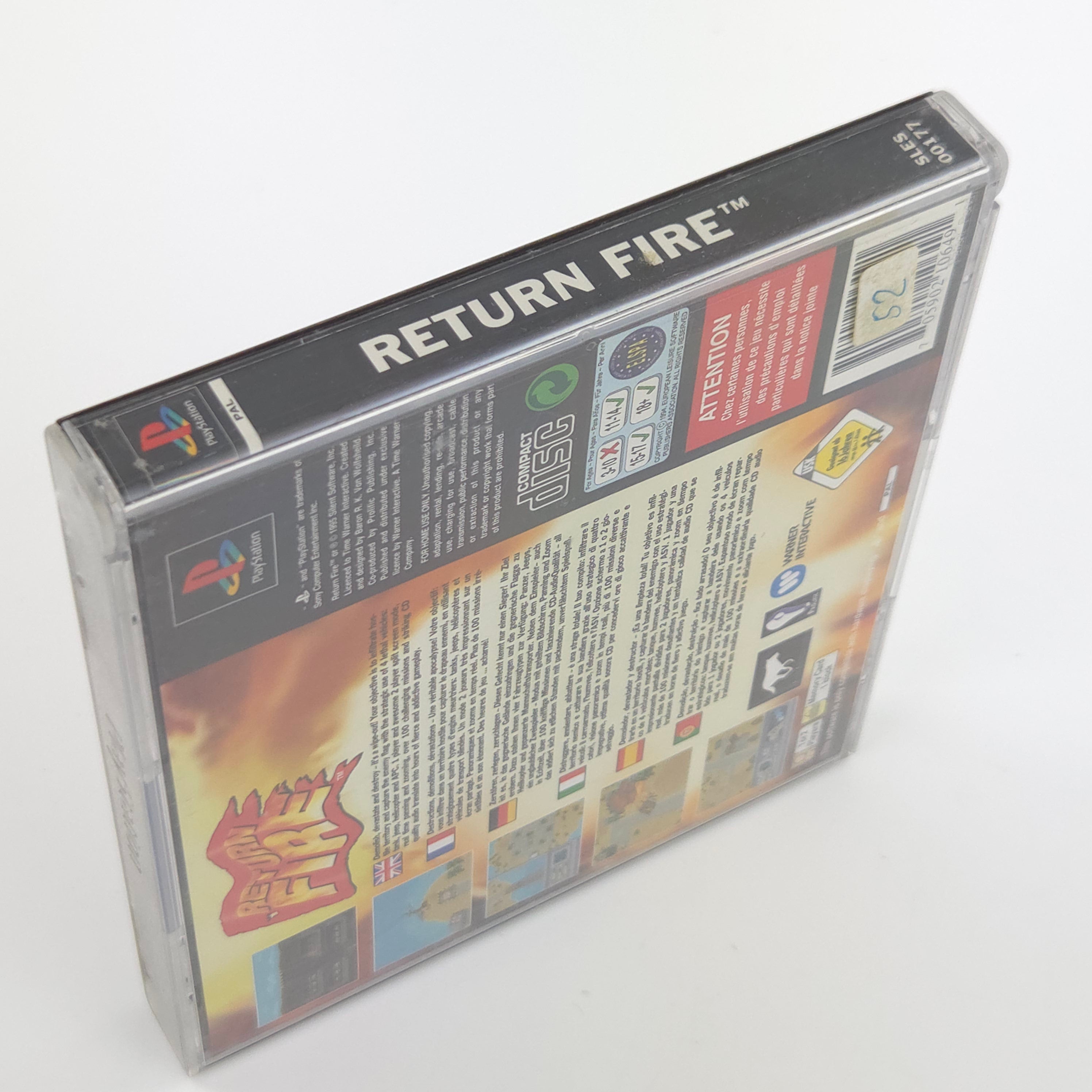 Sony Playstation 1 Spiel Return Fire PS1 OVP PAL EUR