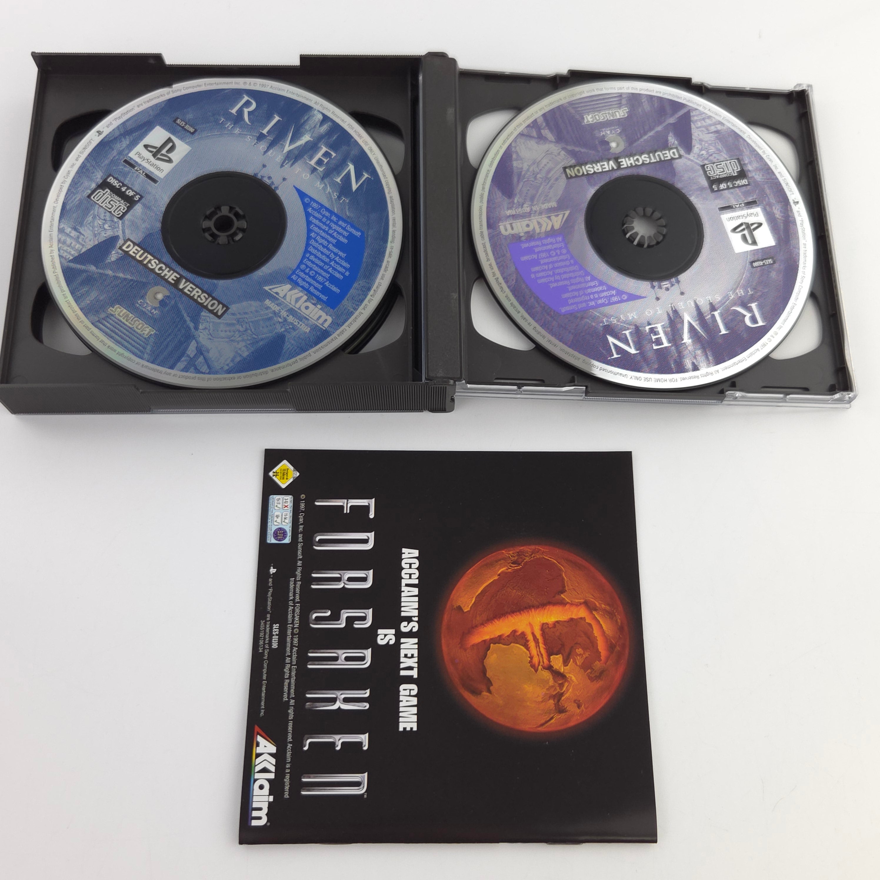PS1 Spiel Riven the Sequel to Myst PAL DE OVP PSX