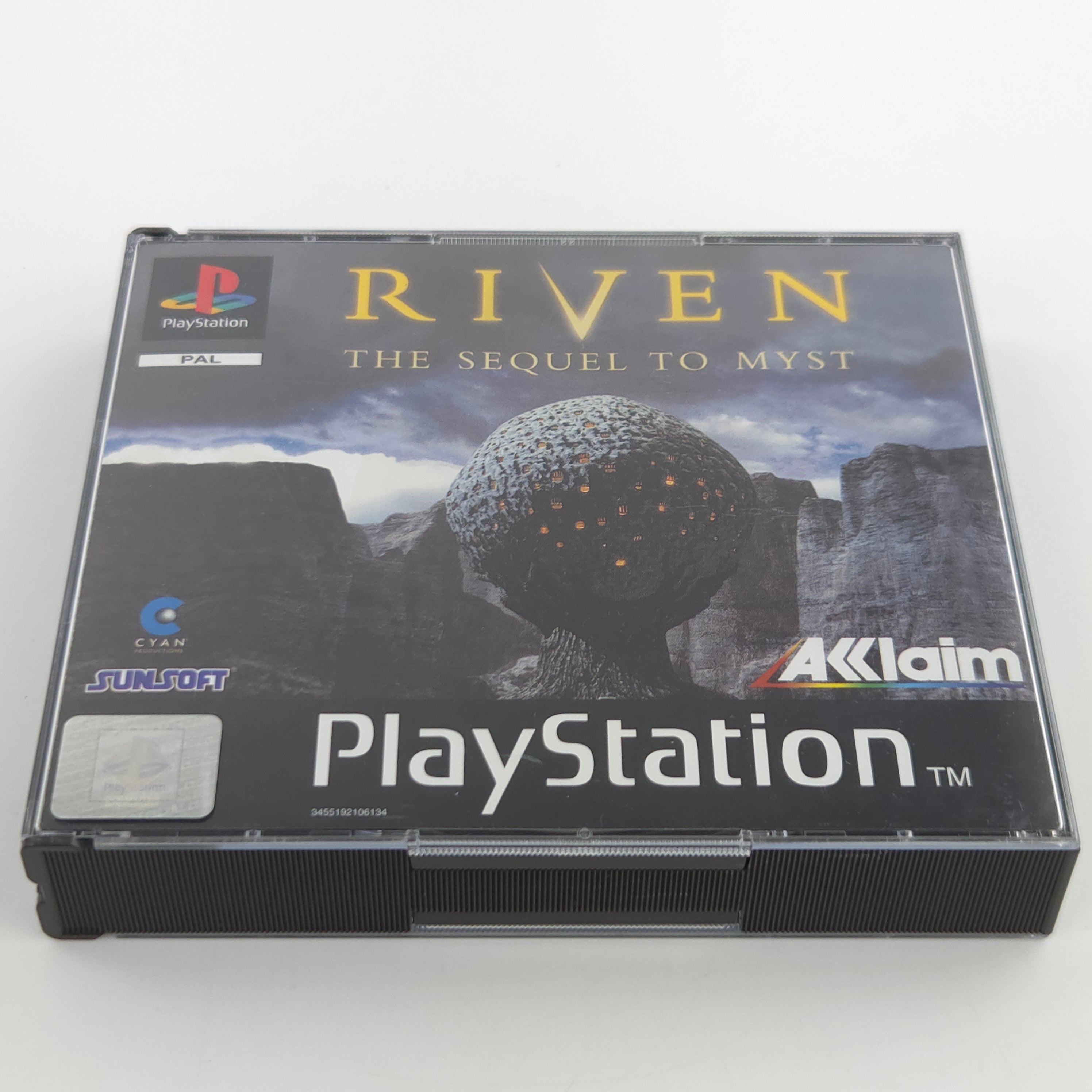 PS1 Spiel Riven the Sequel to Myst PAL DE OVP PSX