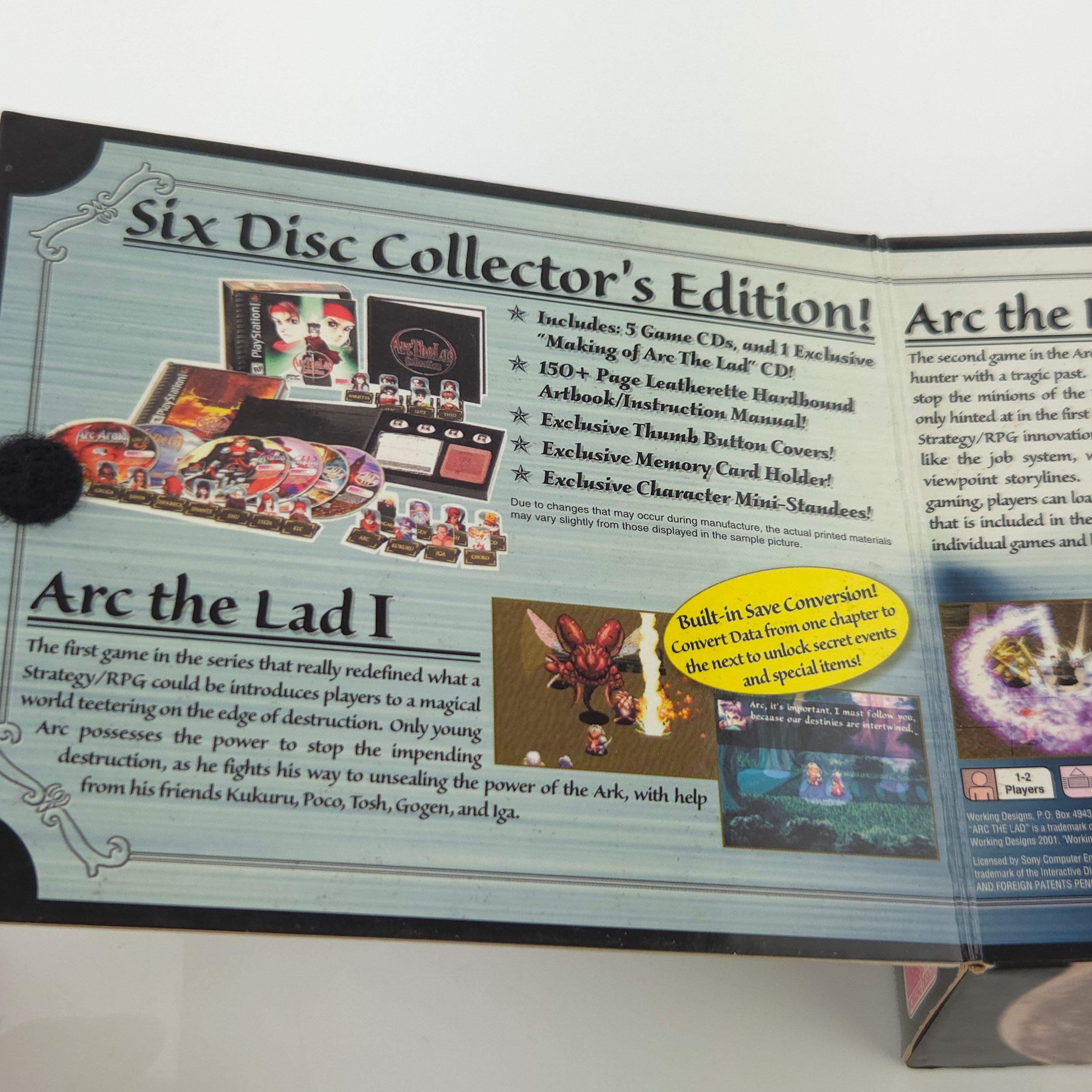 Playstation 1 Spiel – Arc The Lad Collection (OVP)