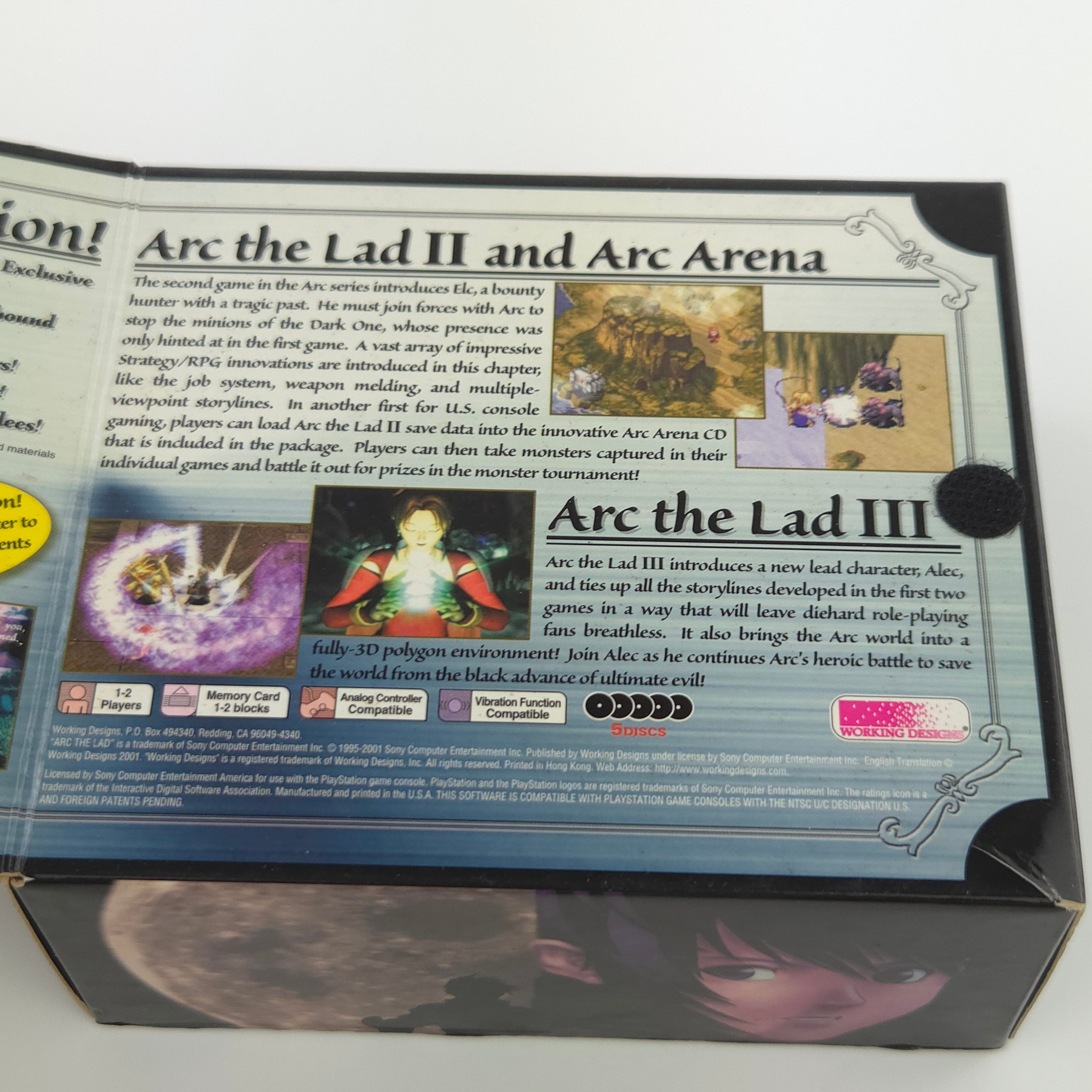 Playstation 1 Spiel – Arc The Lad Collection (OVP)