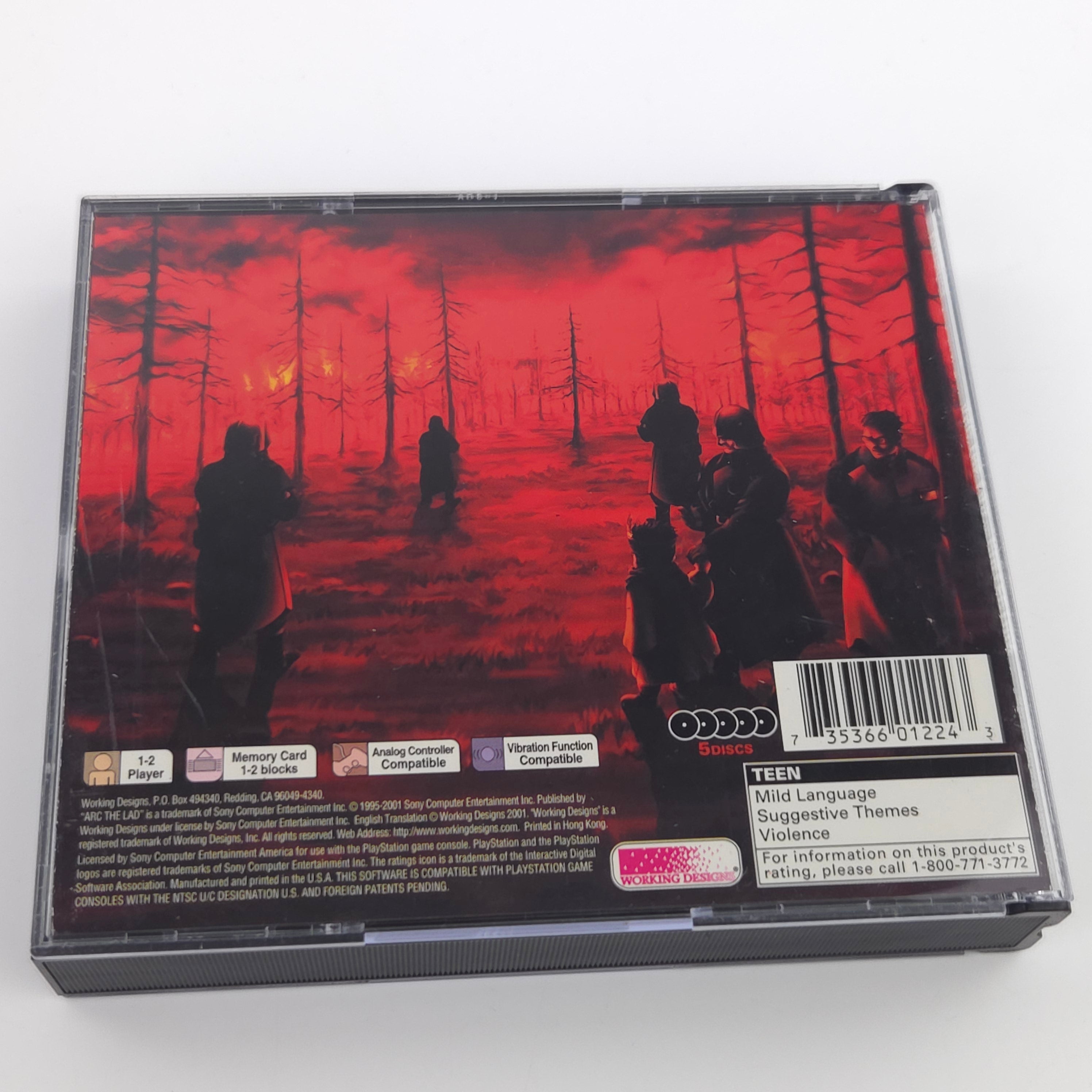 Playstation 1 Spiel – Arc The Lad Collection (OVP NTSC)