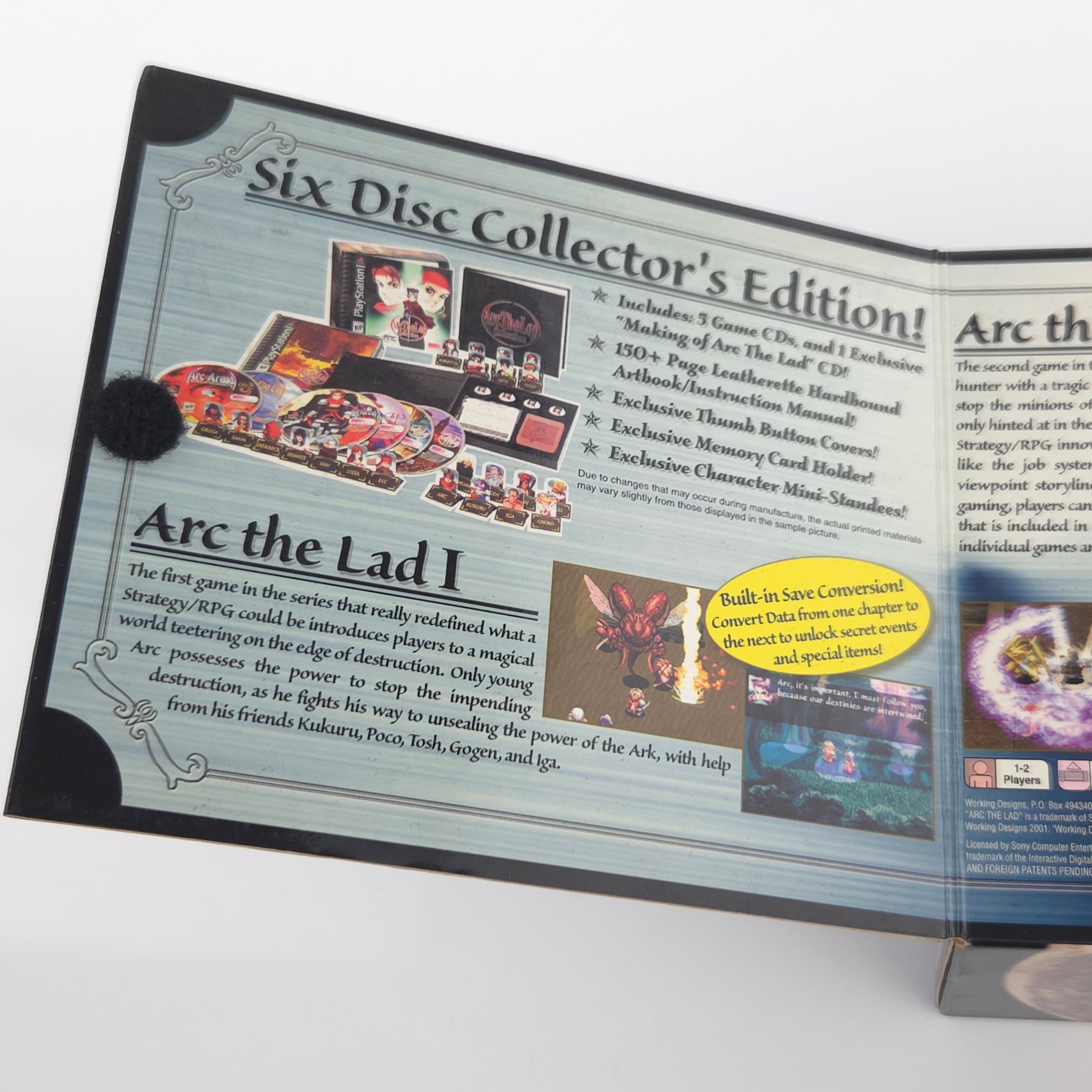 Playstation 1 Spiel – Arc The Lad Collection (OVP NTSC)