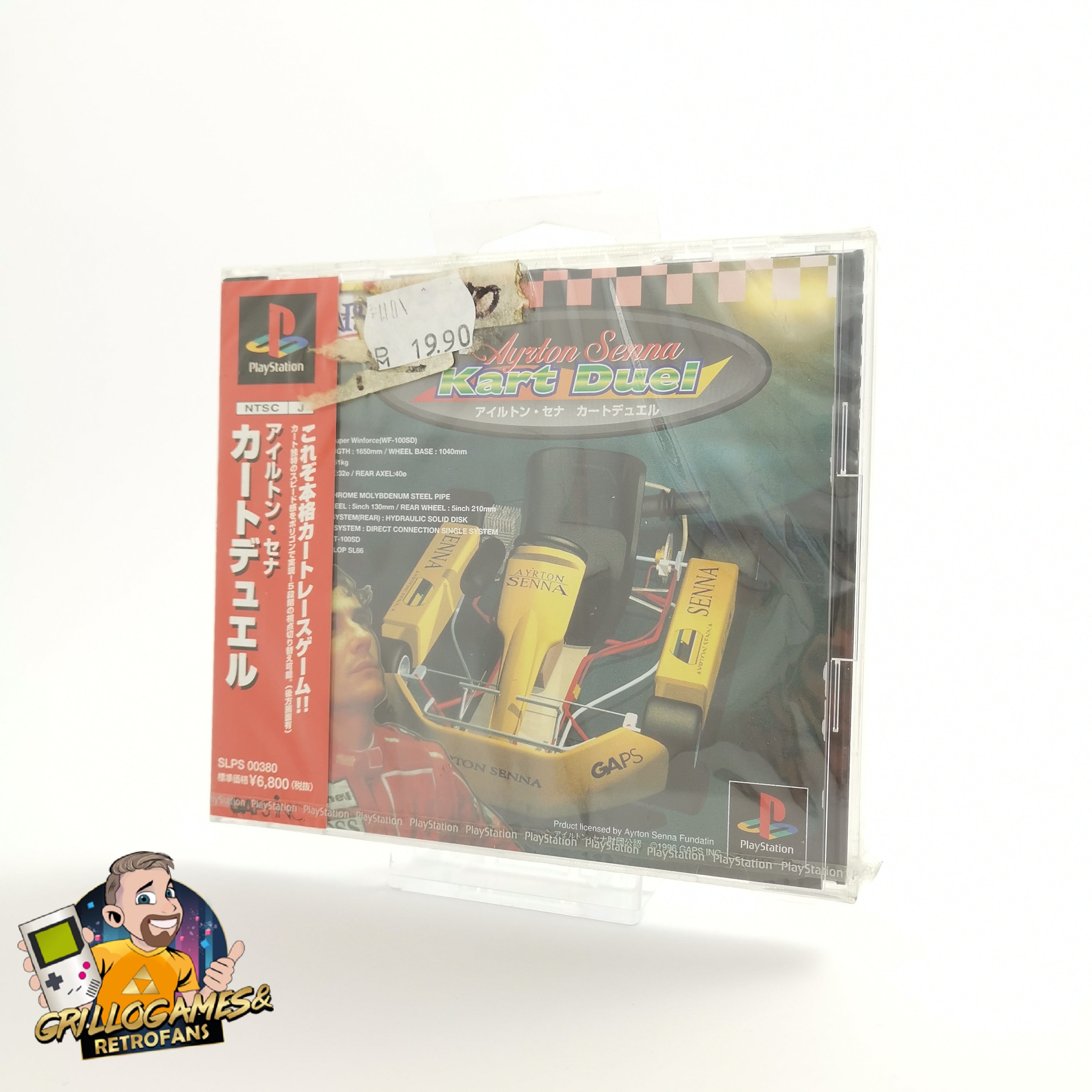 Playstation 1 Spiel – Ayrton Senna Kart Duel NTSC-J Neu