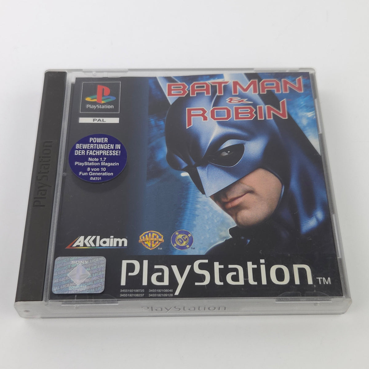 PlayStation 1 Spiel Batman und Robin OVP PAL