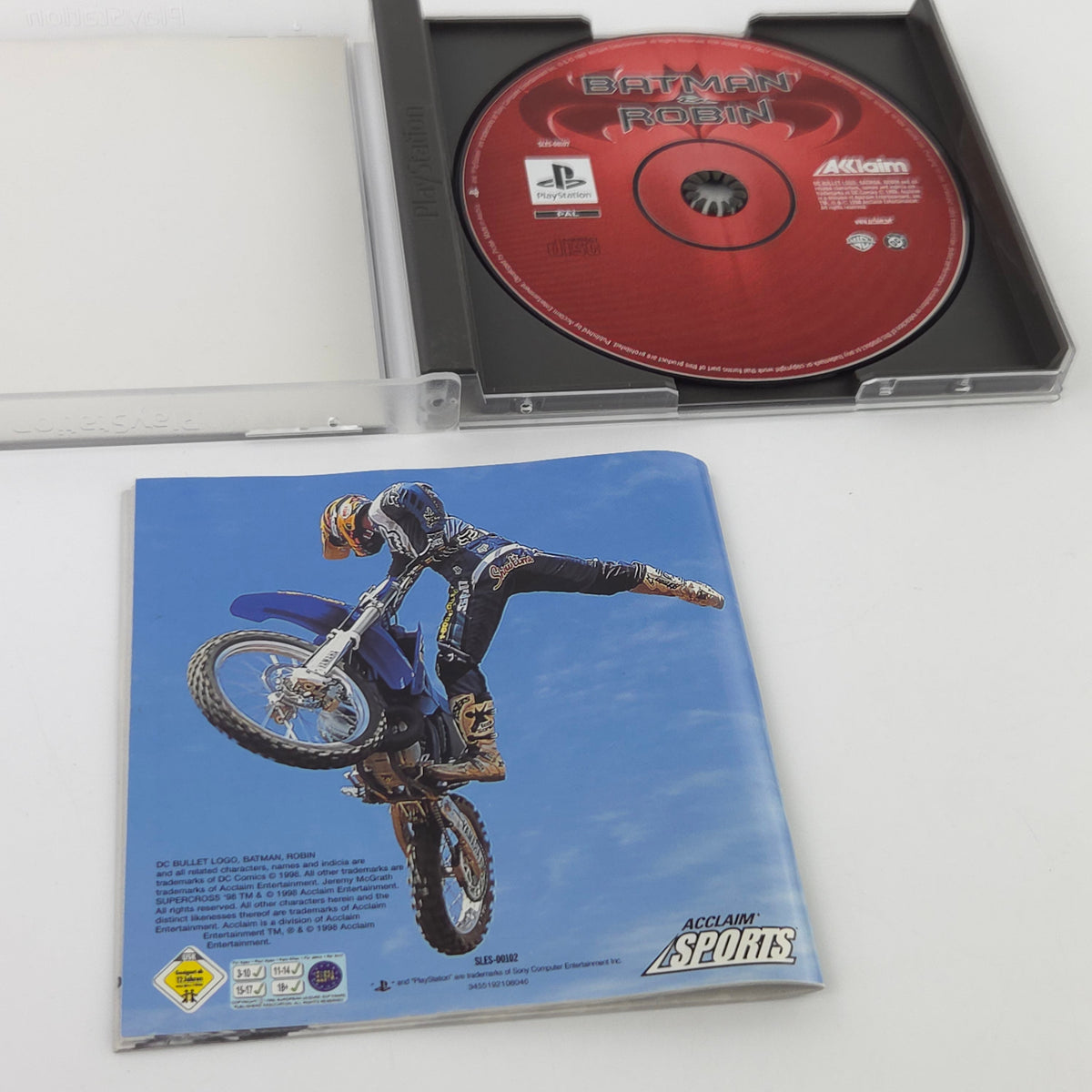 PlayStation 1 Spiel Batman und Robin OVP PAL