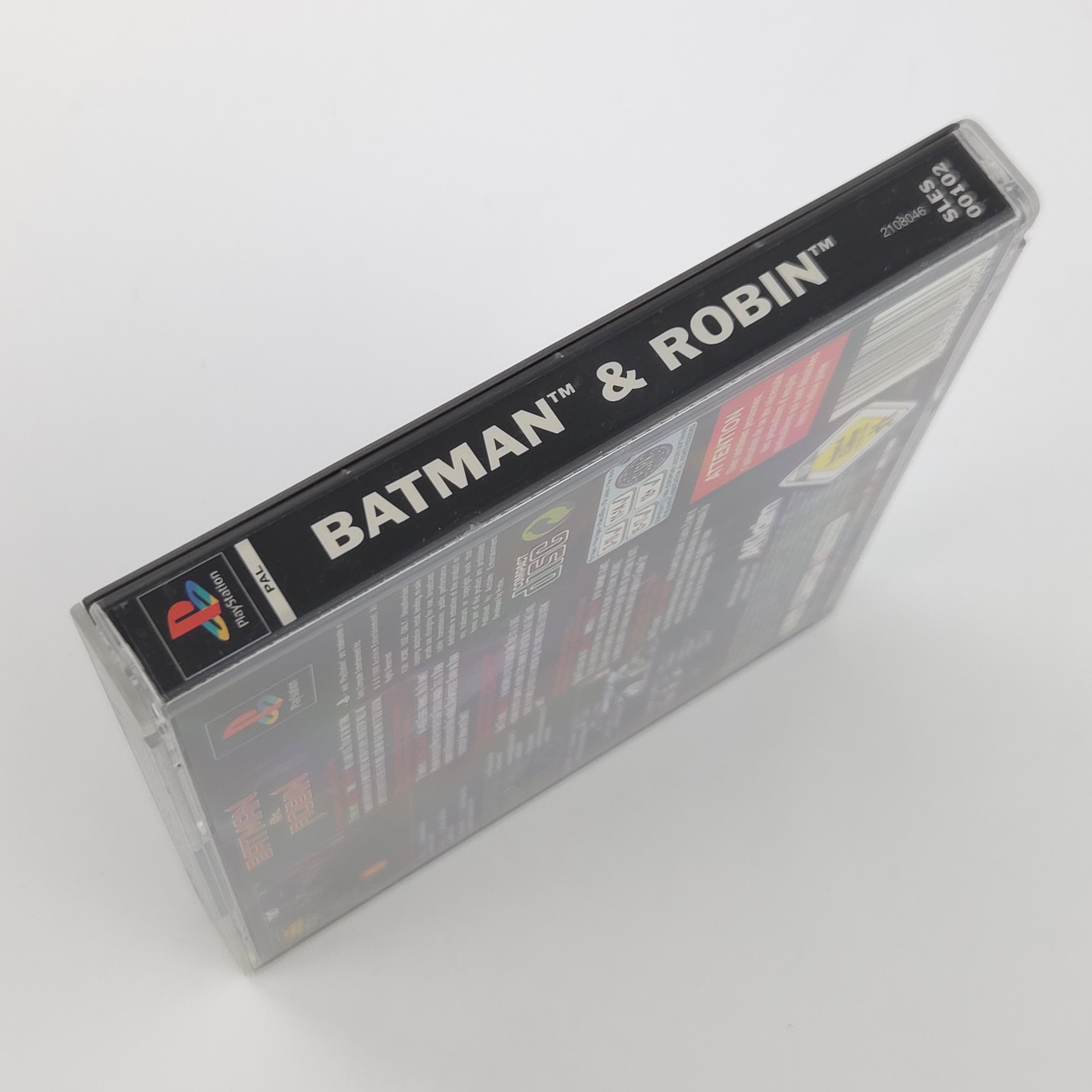 PlayStation 1 Spiel Batman und Robin OVP PAL