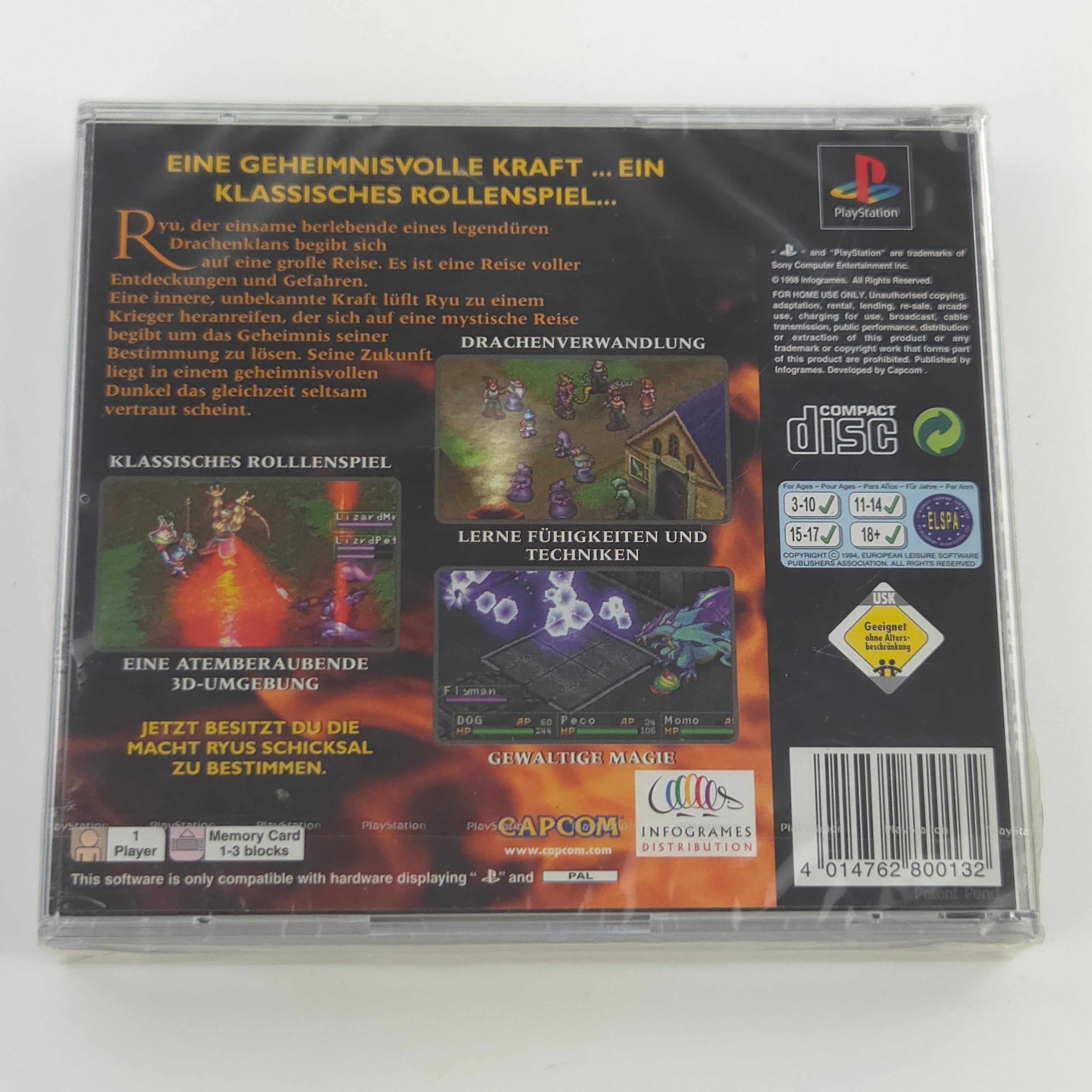 Playstation 1 Spiel – Breath of Fire III PS1 PAL Neu OVP