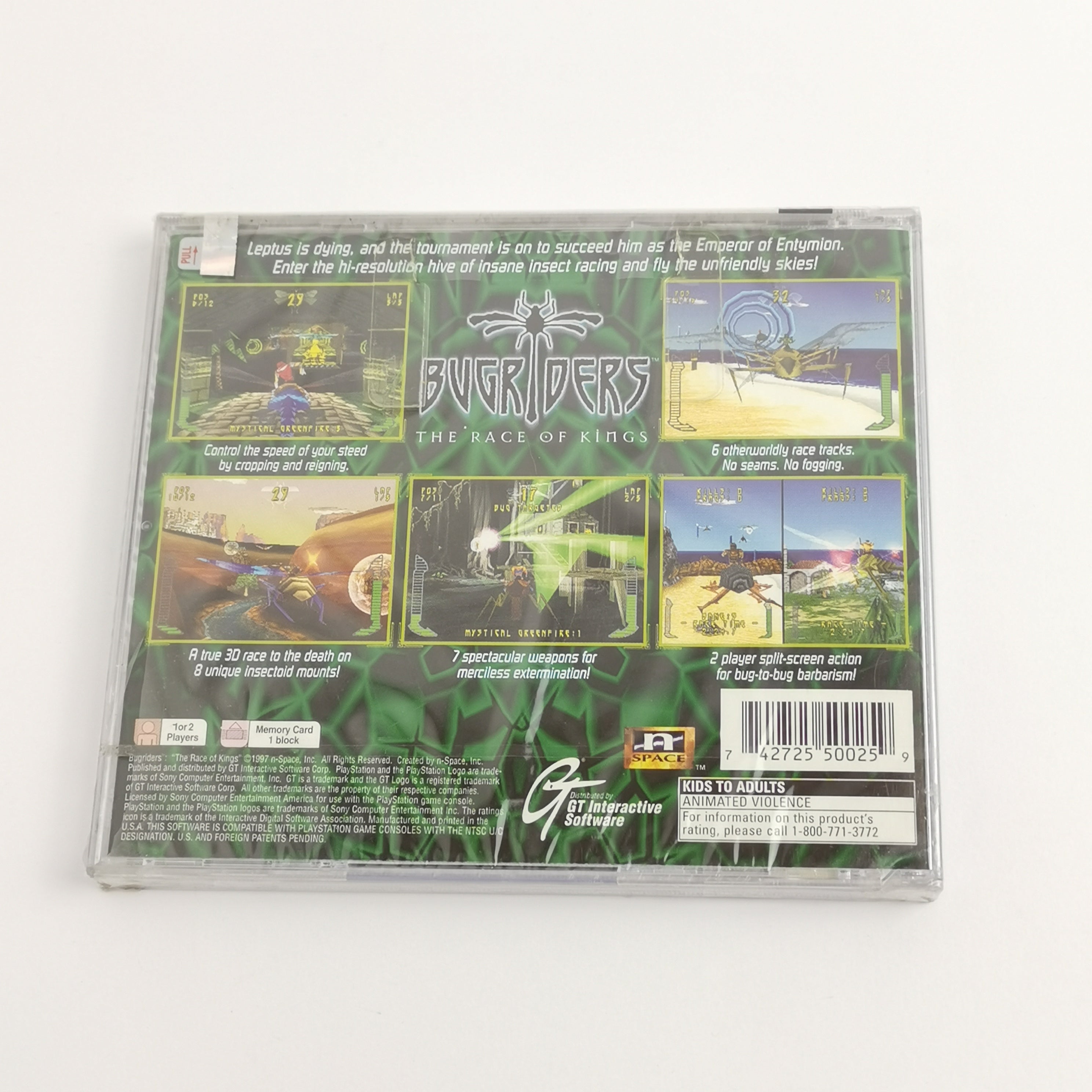 Playstation 1 Spiel – Bugriders The Rage of Kings (Neu)