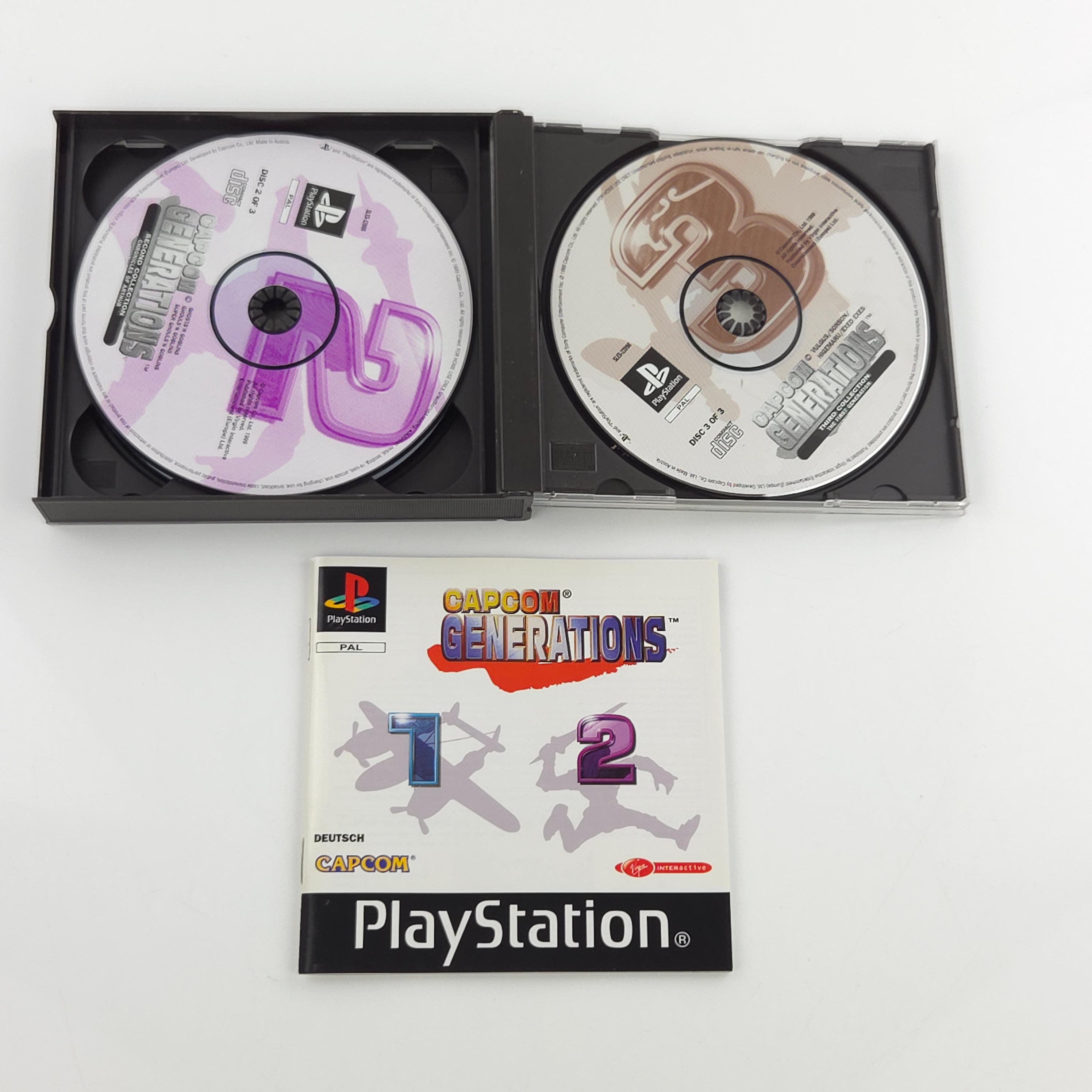 Playstation 1 Spiel – Capcom Generations 1-3 OVP PS1