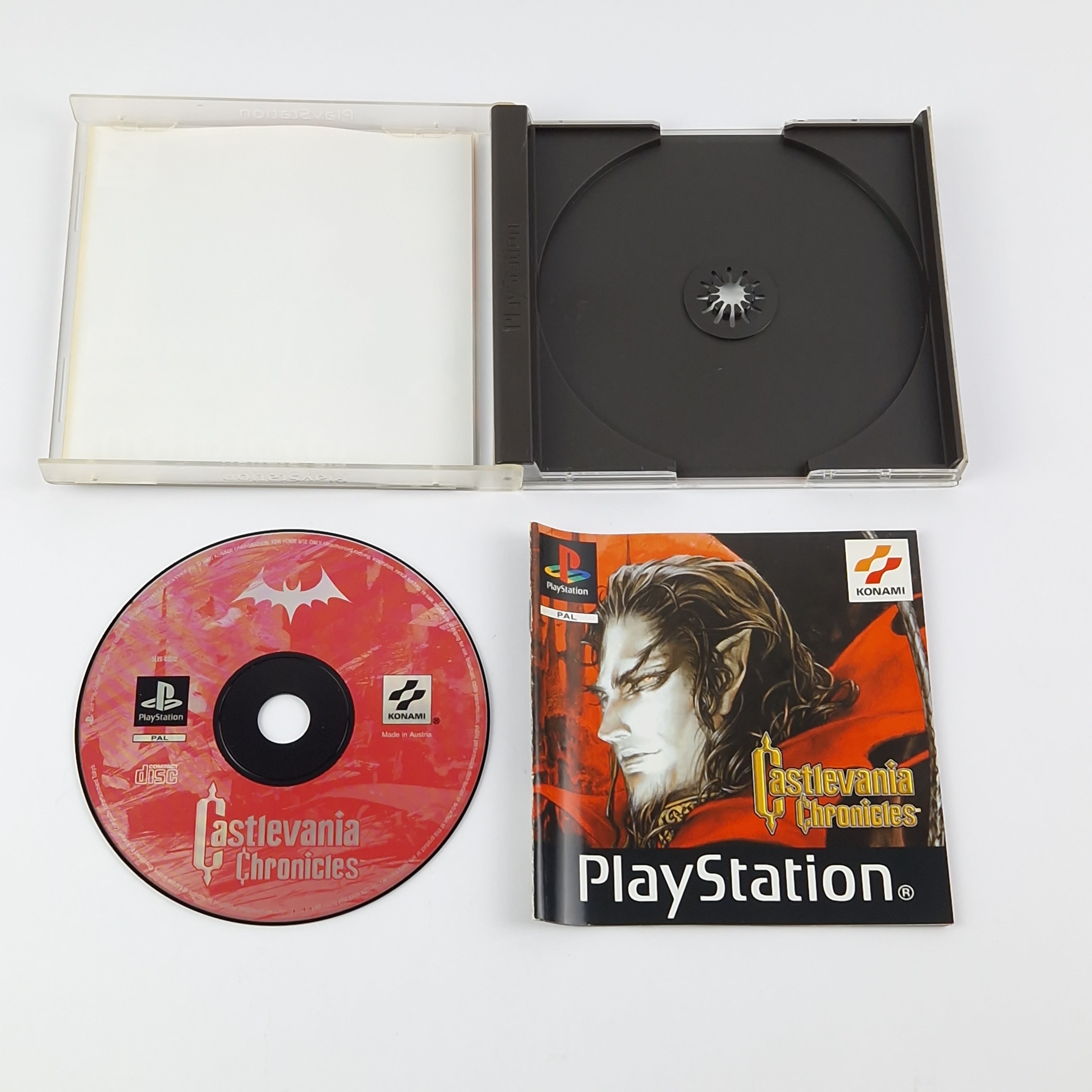 Sony Playstation 1 Spiel: Castlevania Chronicles - OVP Anleitung PAL | PS1 PSX