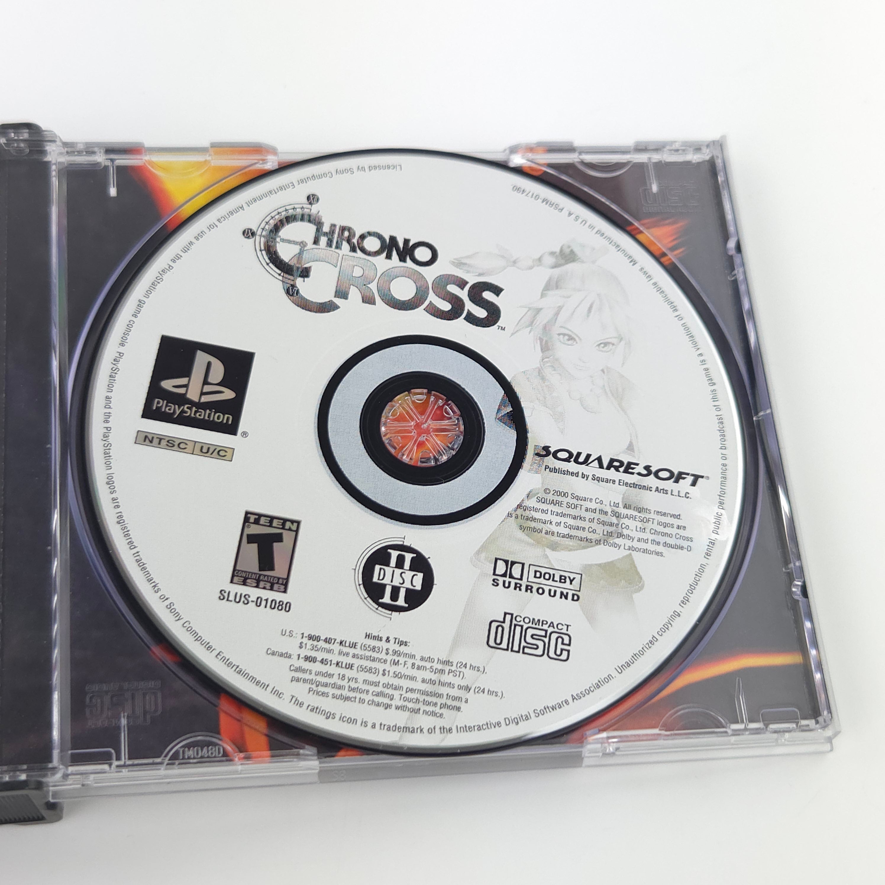 Playstation 1 Spiel – Chrono Cross OVP NTSC USA PS1