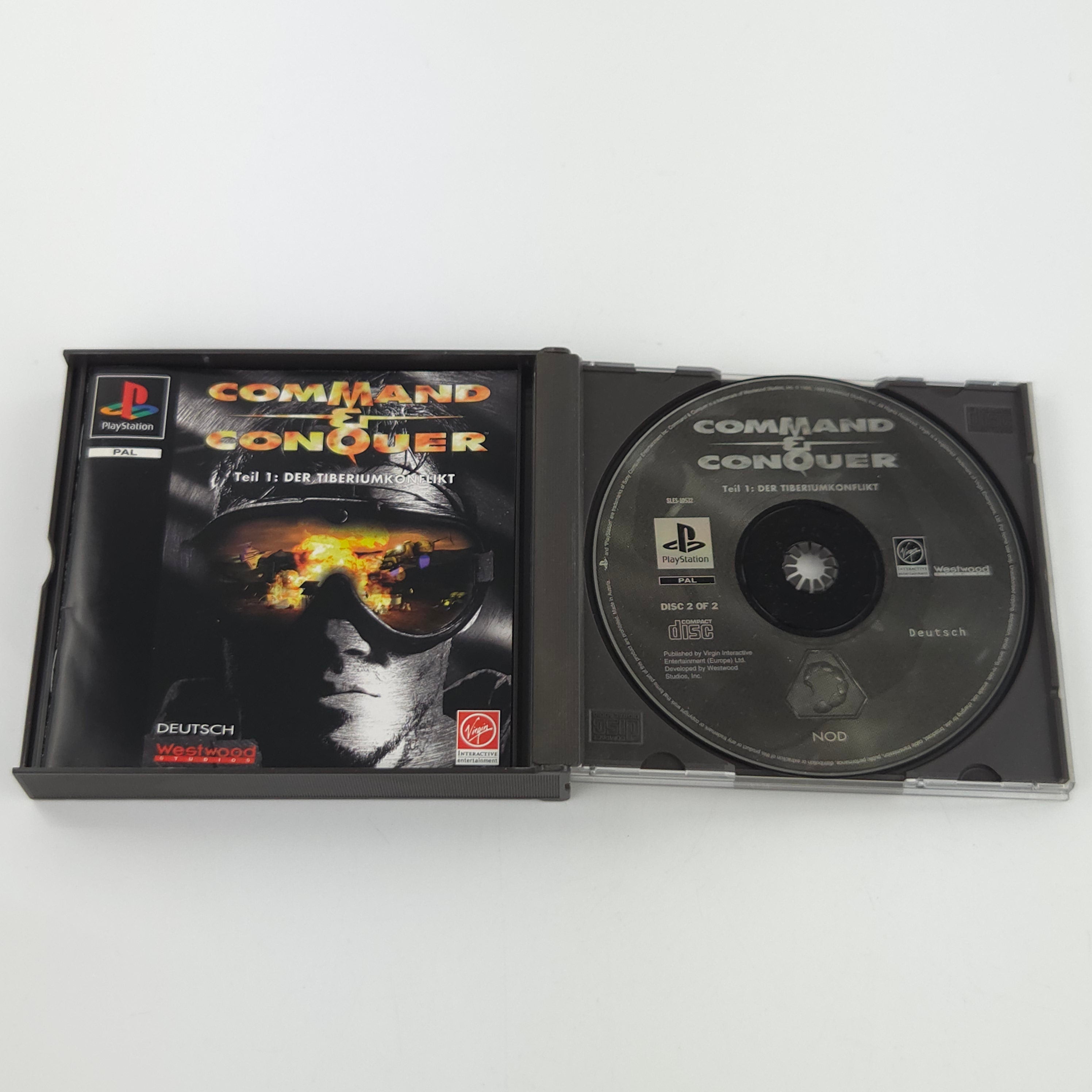 Playstation 1 Spiel Command & Conquer Teil 1 PS1 OVP PAL