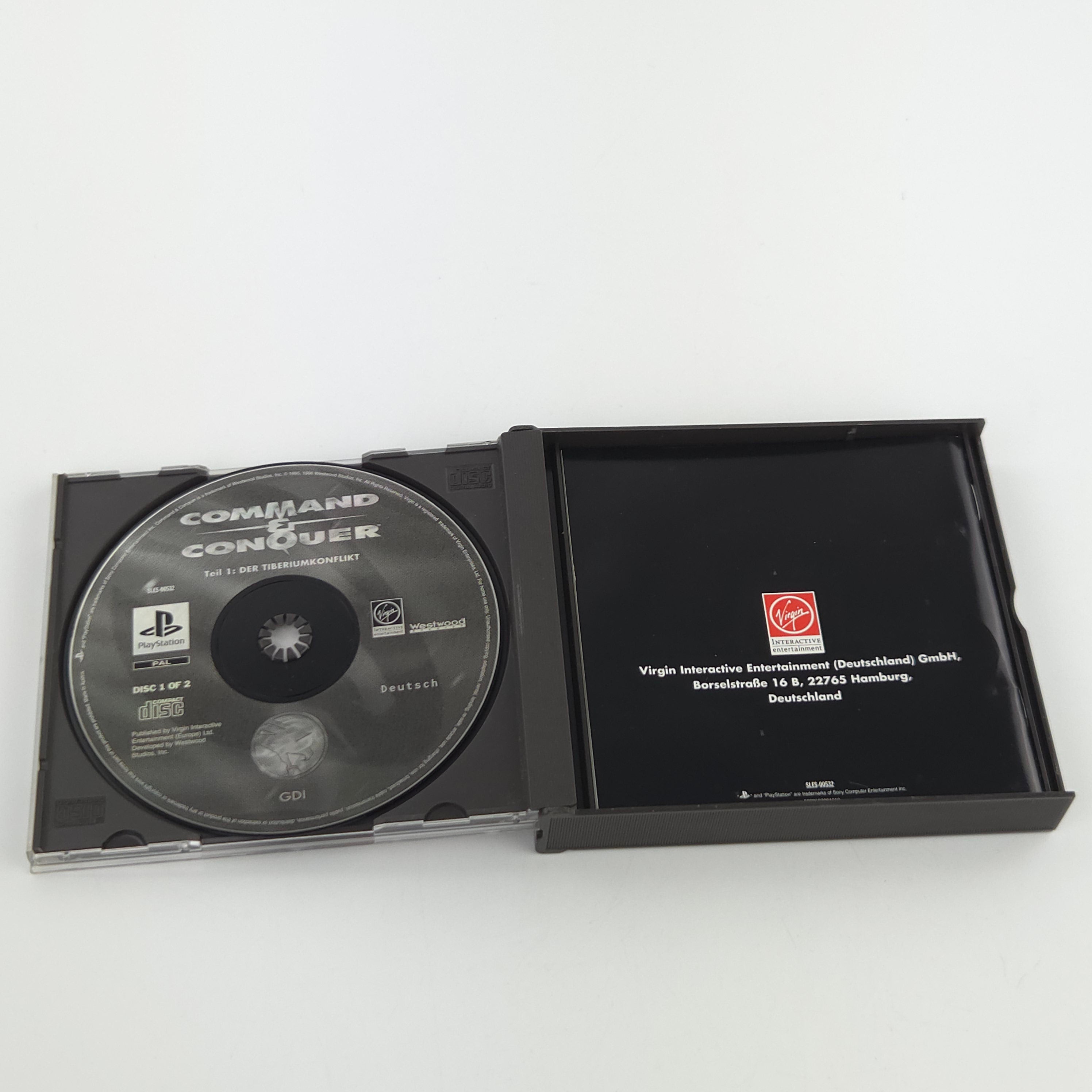 Playstation 1 Spiel Command & Conquer Teil 1 PS1 OVP PAL