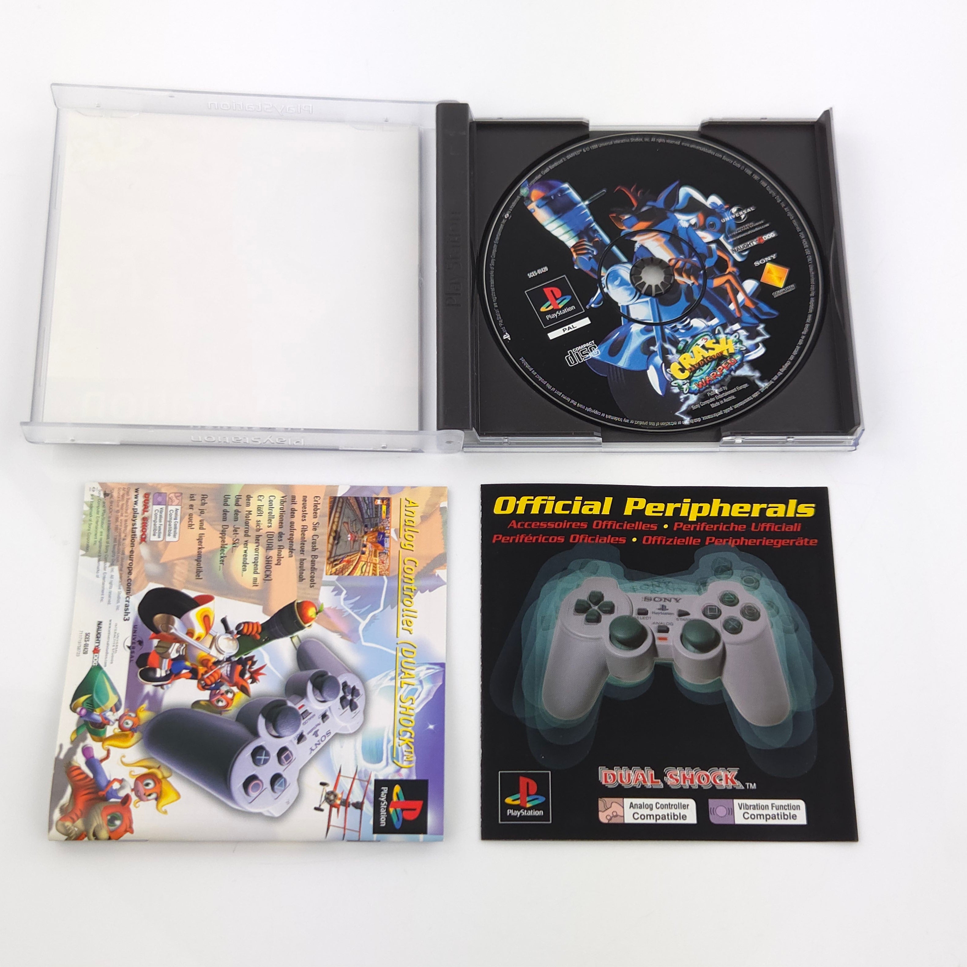 PlayStation 1 Spiel – Crash Bandicoot 3 Warped (OVP)