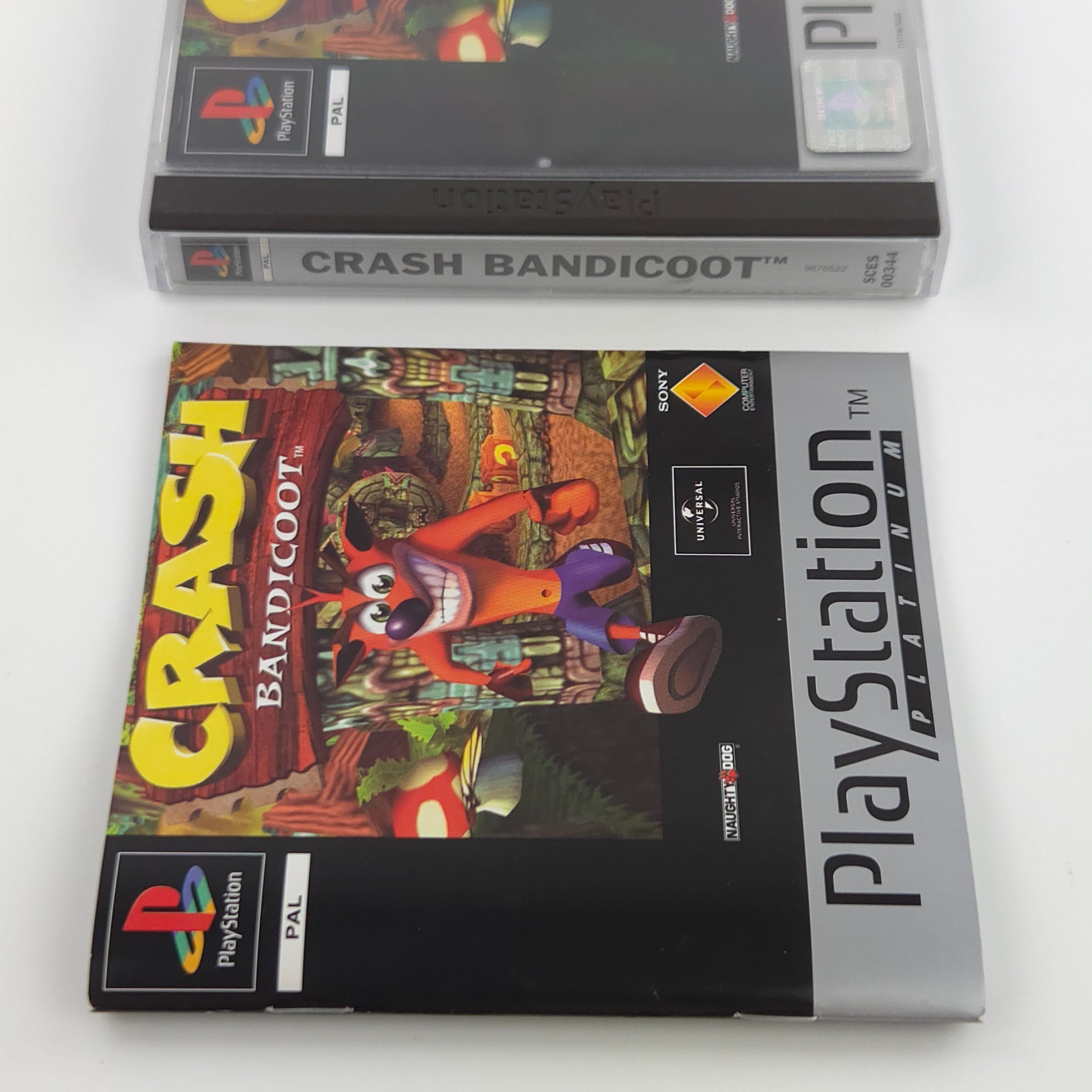 PlayStation 1 Spiel – Crash Bandicoot 1 Platinum OVP PAL