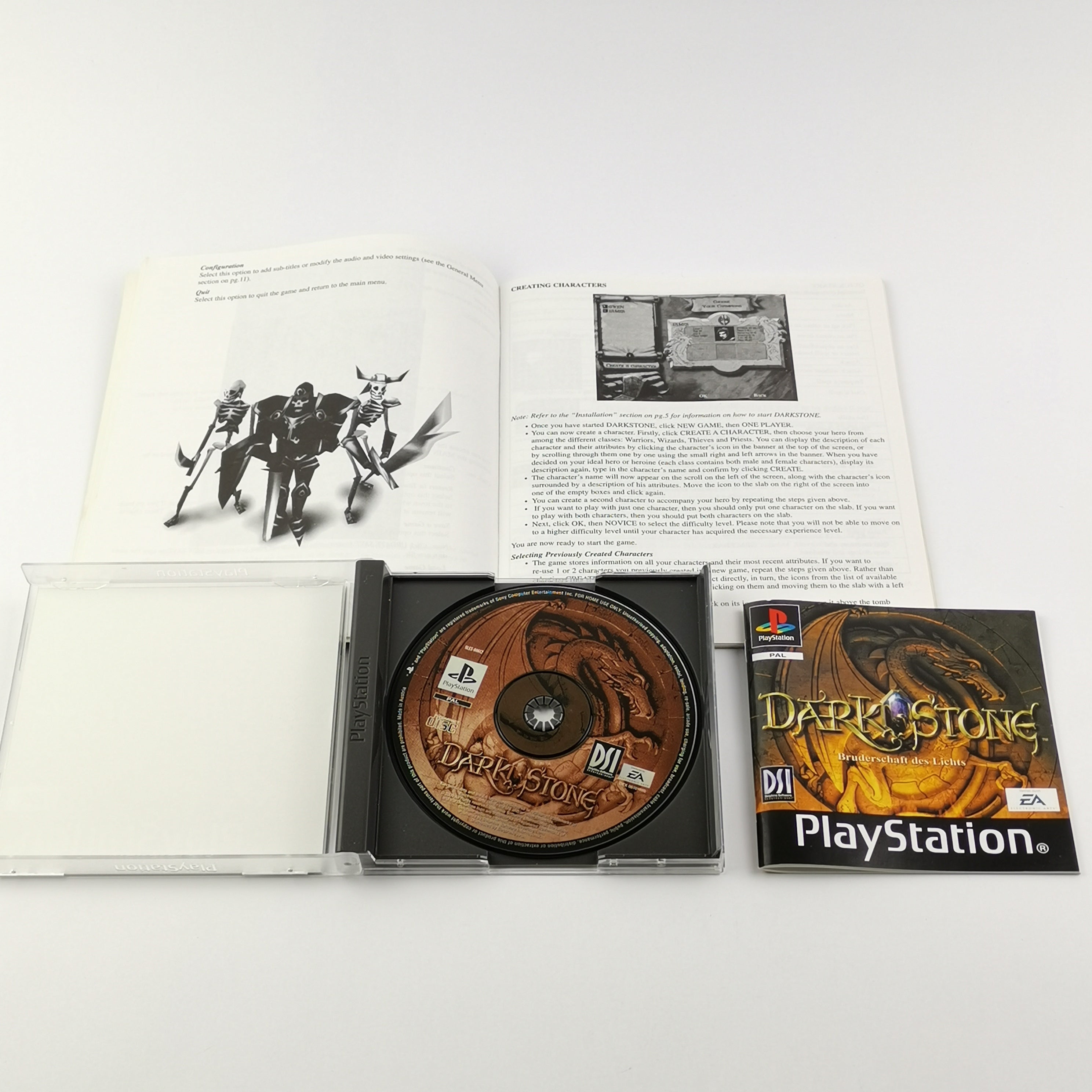 Playstation 1 Spiel – Darkstone Bruderschaft Players Guide