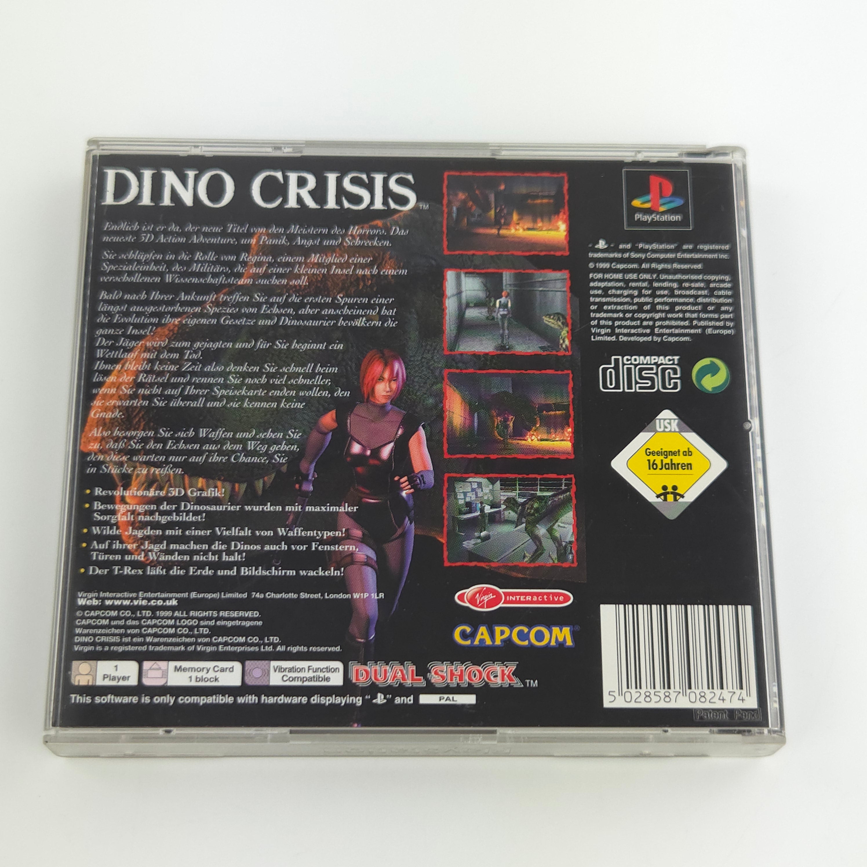 Playstation 1 Spiel – Dino Crisis (PS1 PAL OVP)