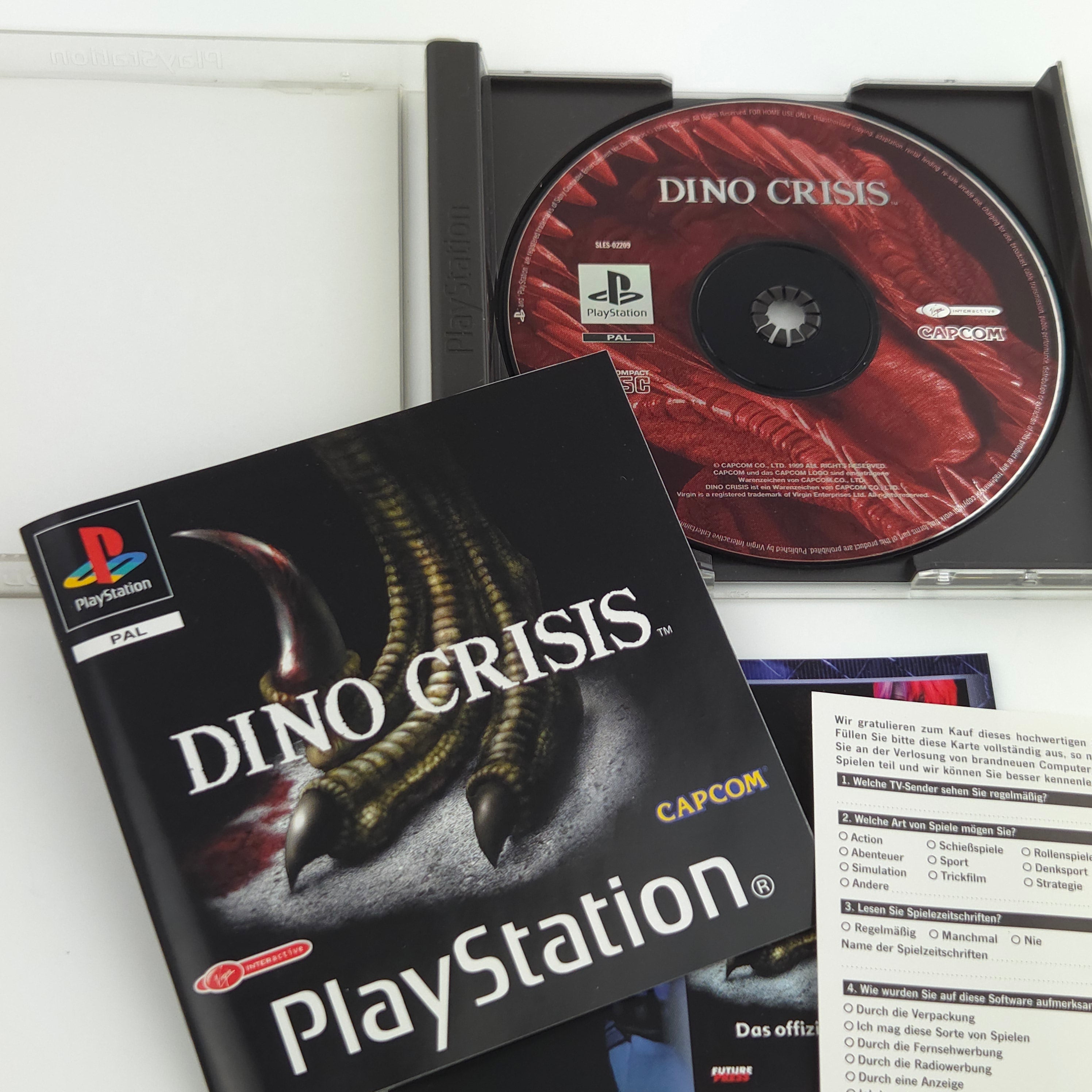 Playstation 1 Spiel – Dino Crisis (PS1 PAL OVP)