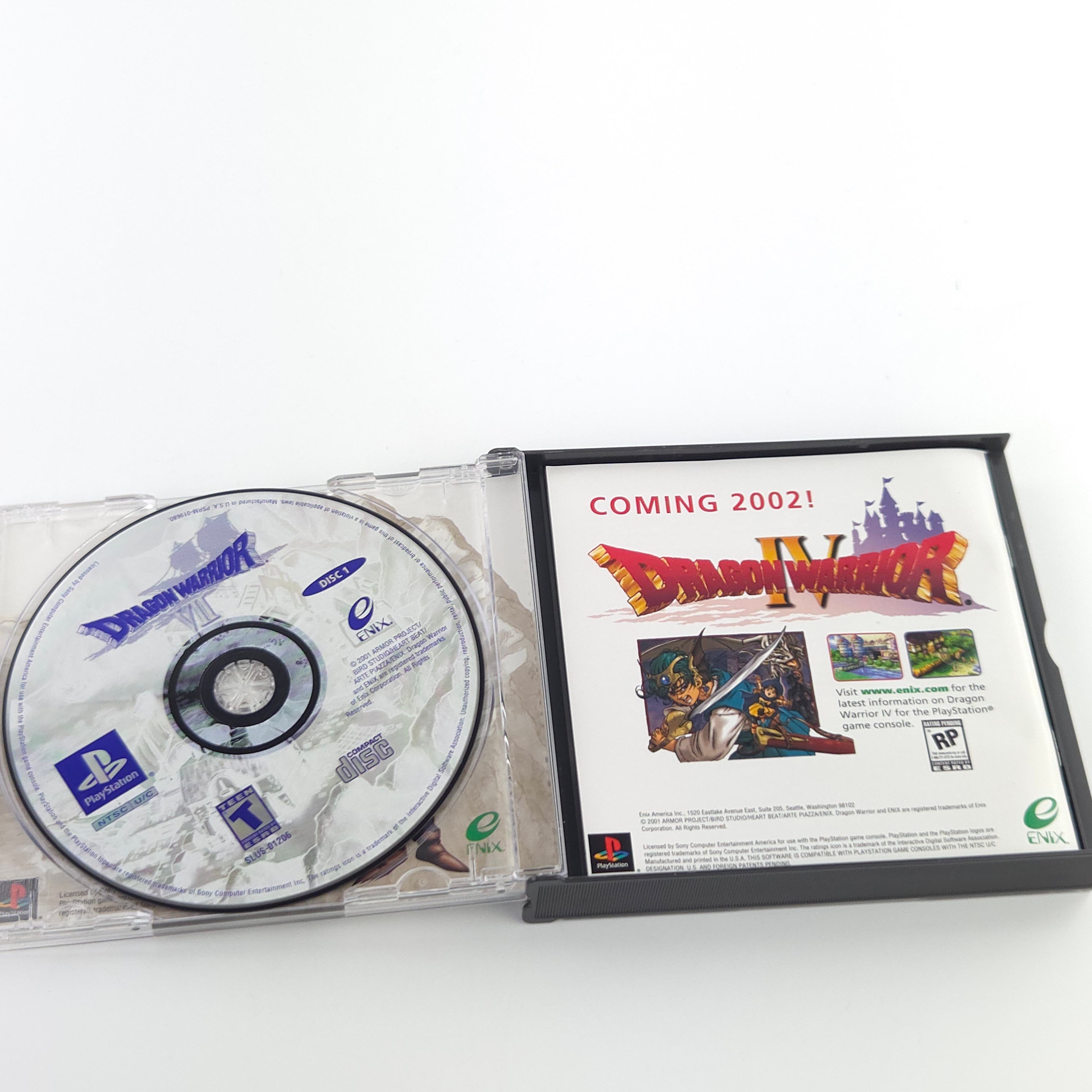 Playstation 1 Spiel – Dragon Warrior VII (NTSC-USA OVP)