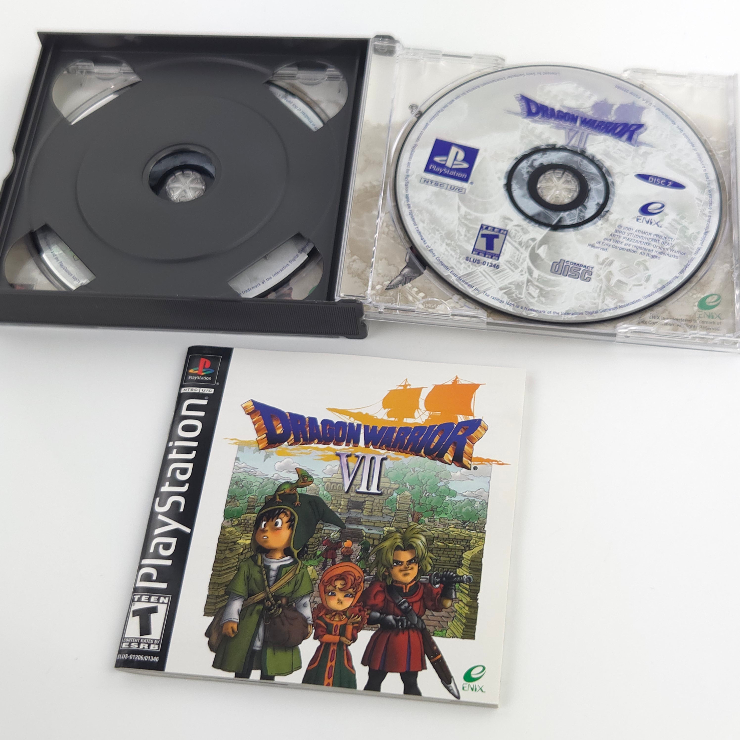Playstation 1 Spiel – Dragon Warrior VII (NTSC-USA OVP)