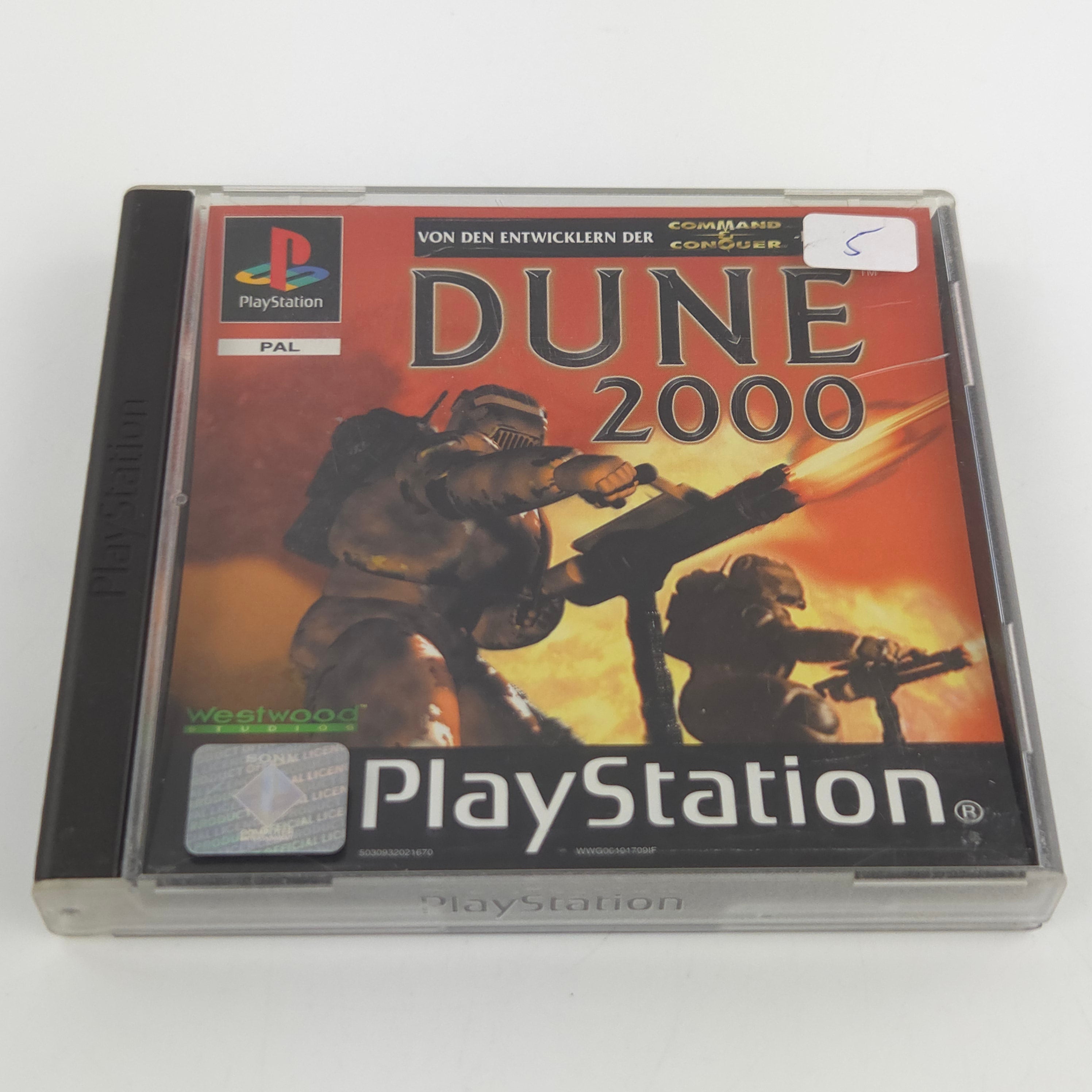 Playstation 1 Spiel Dune 2000 PS1 OVP ohne Anleitung