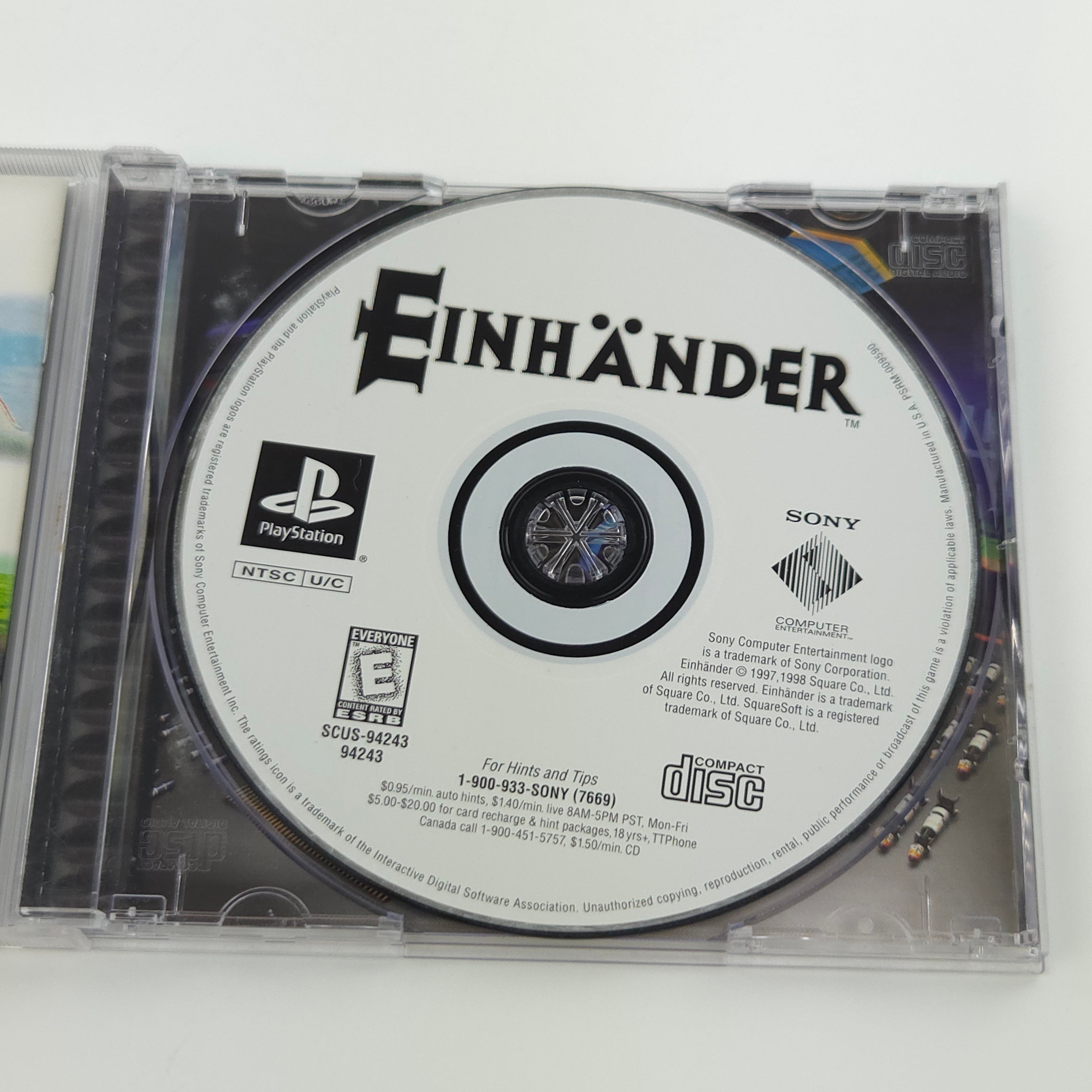 Playstation 1 Spiel – Einhänder NTSC-U/C OVP PS1