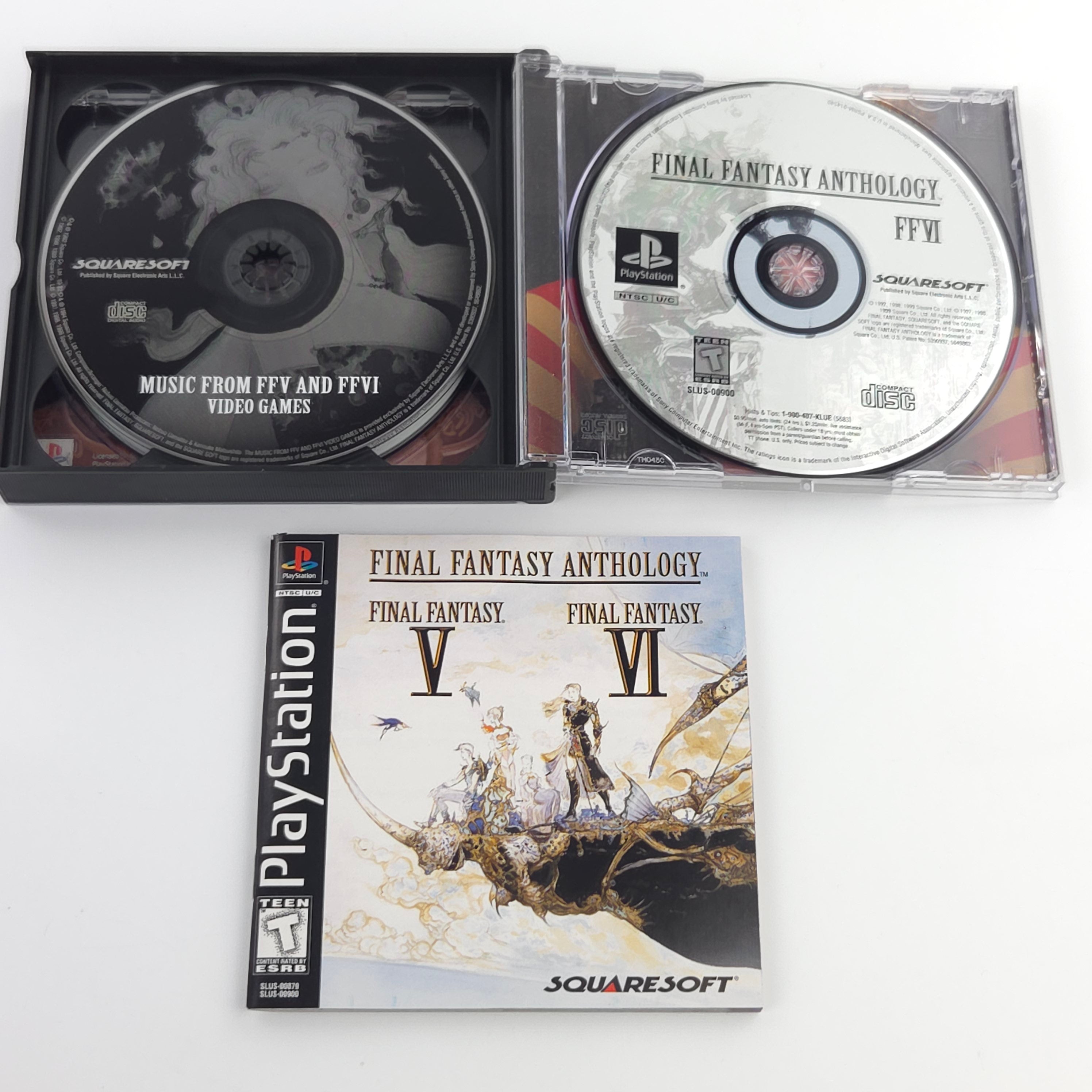 Playstation 1 Spiel – Final Fantasy Anthology OVP PS1