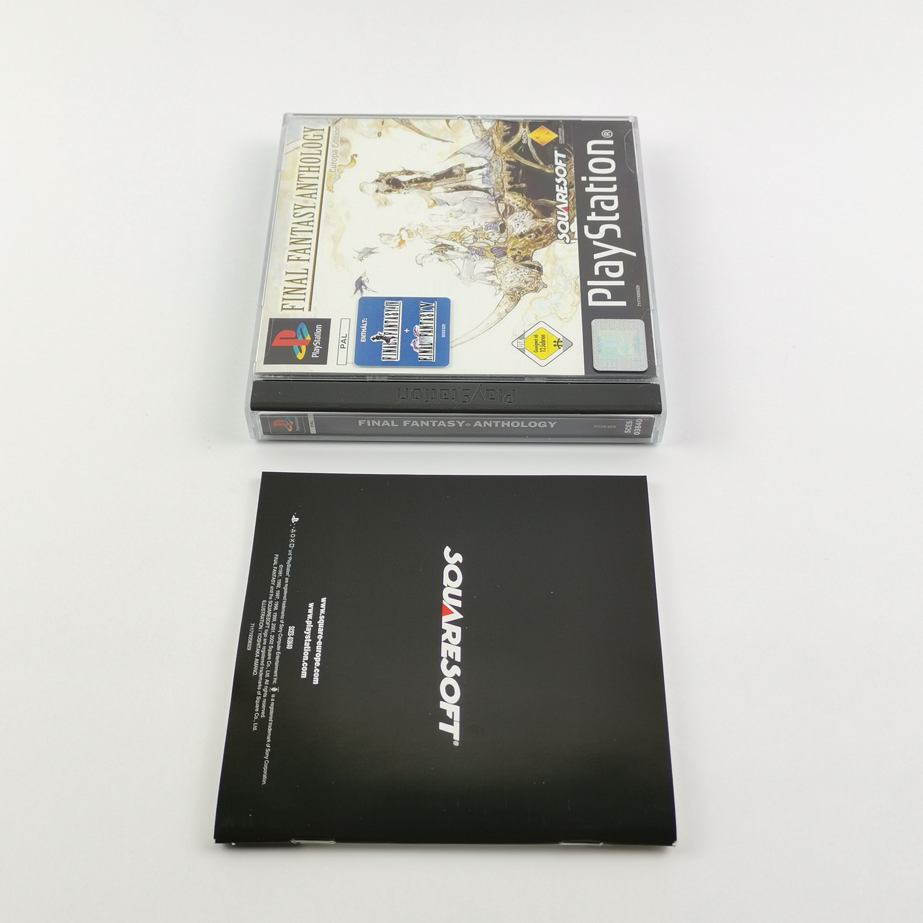Playstation 1 Spiel – Final Fantasy Anthology OVP PAL
