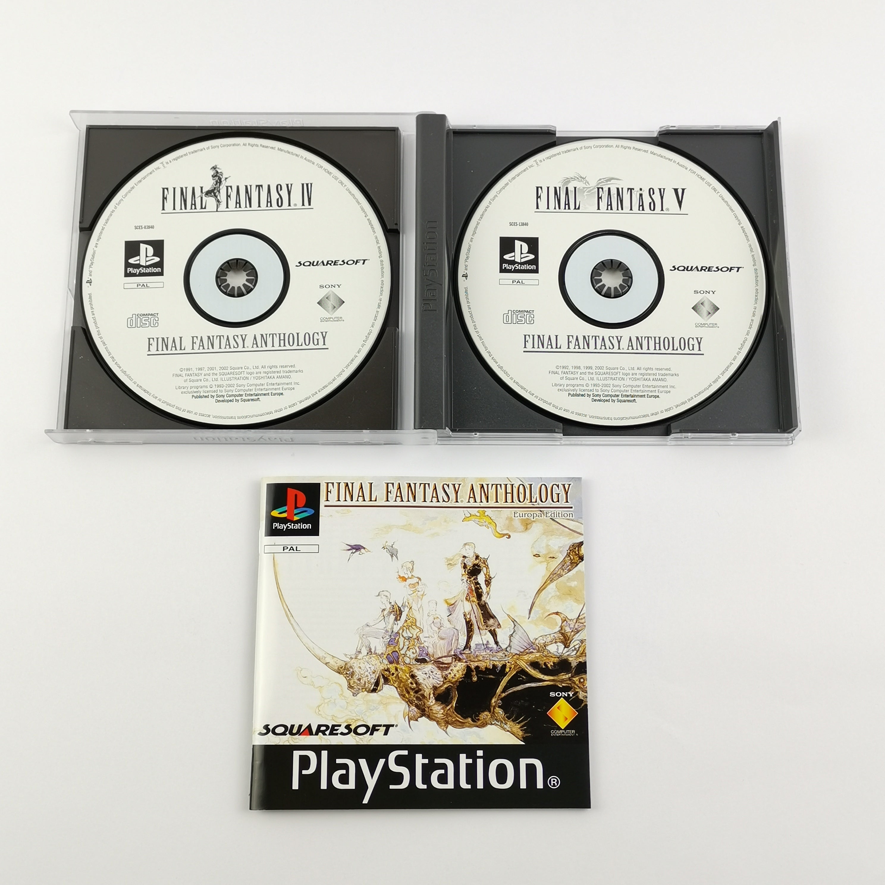 Playstation 1 Spiel – Final Fantasy Anthology OVP PAL