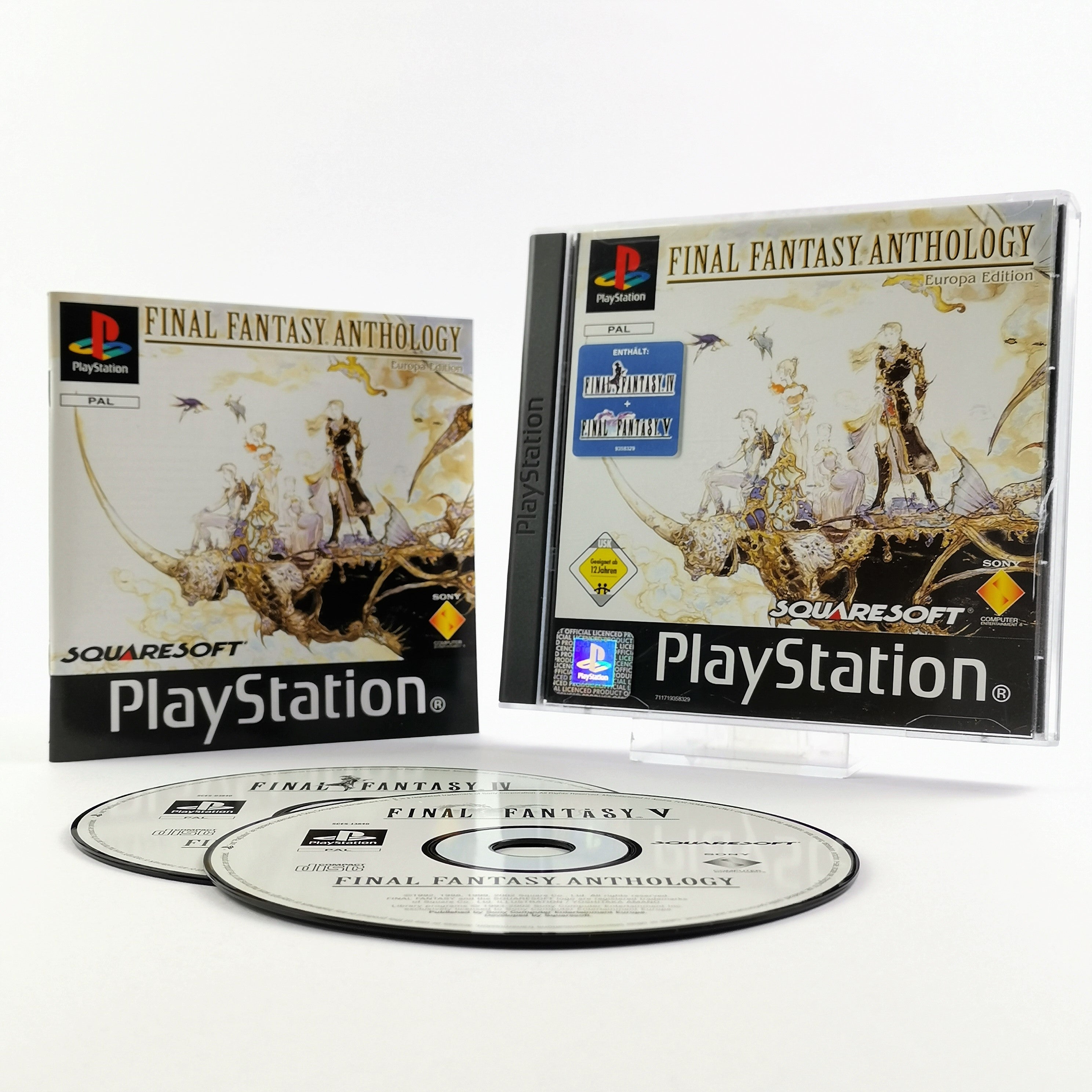 Playstation 1 Spiel – Final Fantasy Anthology OVP PAL