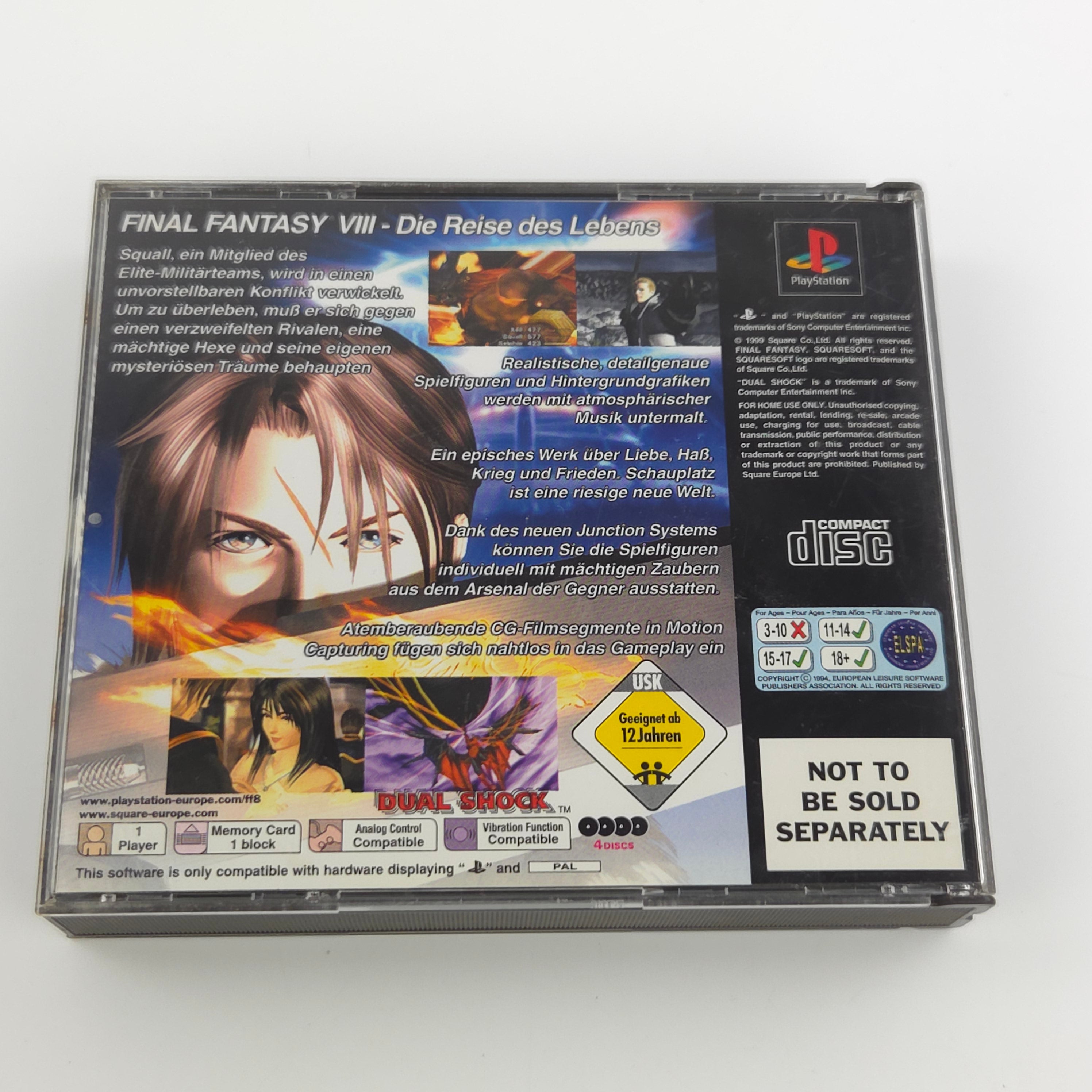Playstation 1 Spiel – Final Fantasy VIII Limited Edition OVP