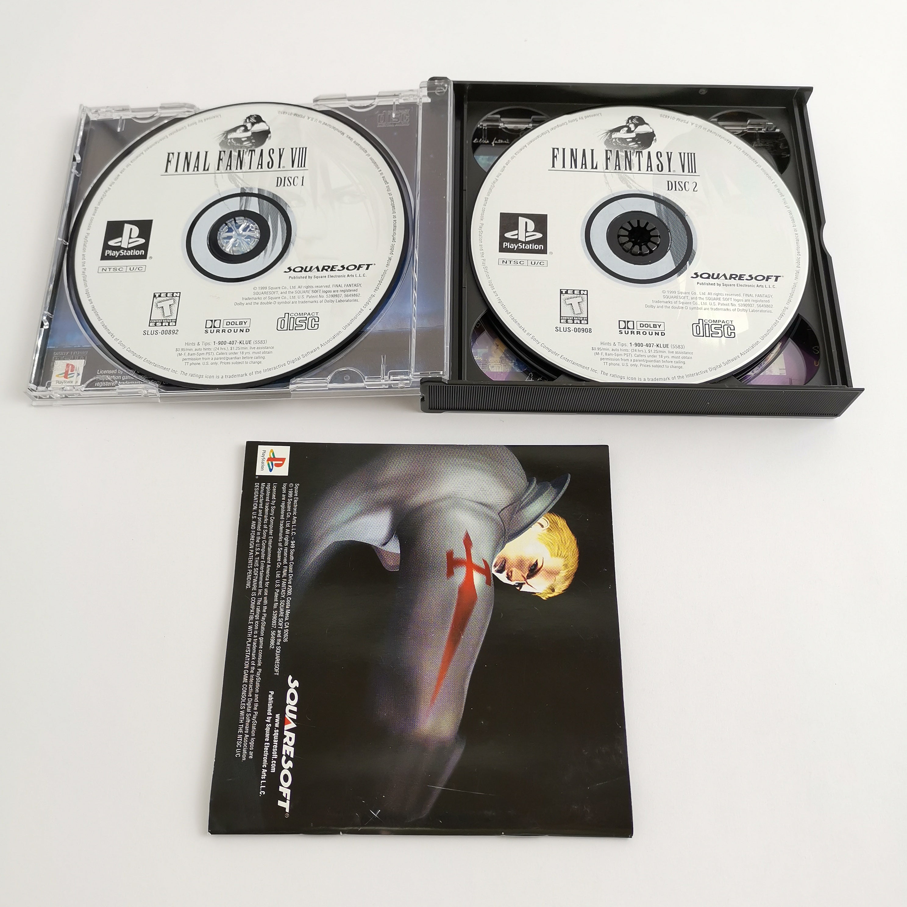 Playstation 1 Spiel – Final Fantasy VIII OVP NTSC-U/C