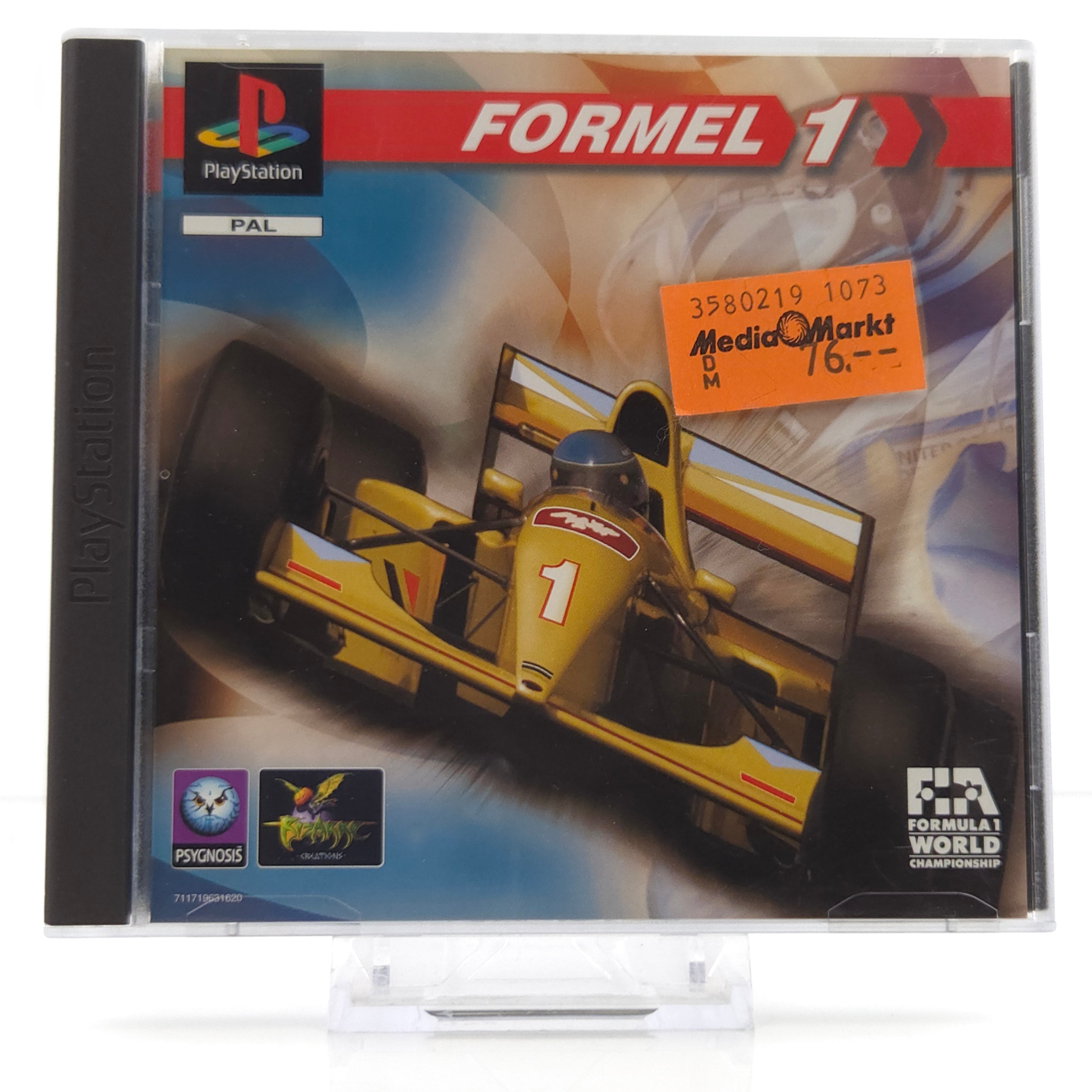 PlayStation 1 Spiel – Formel 1 (PS1 OVP PAL)