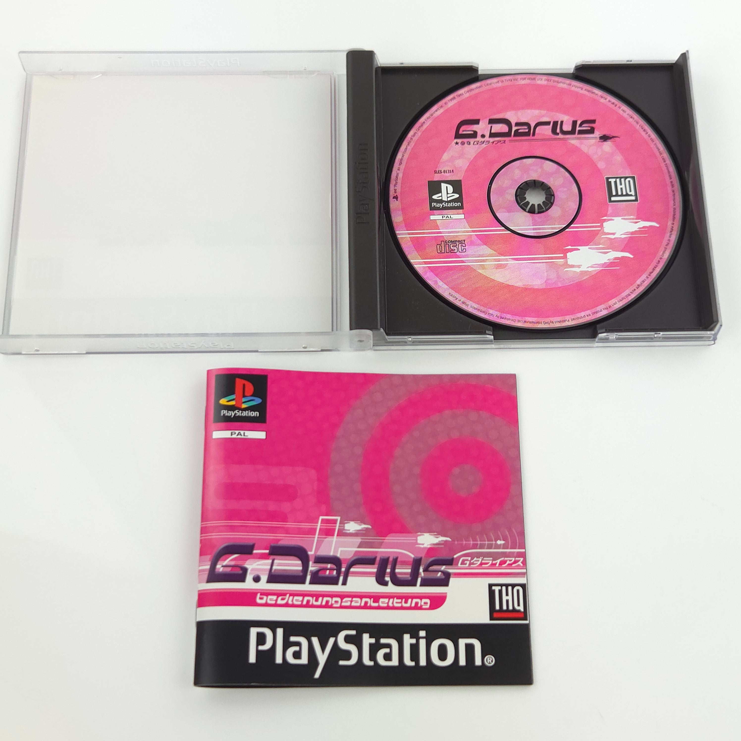 Playstation 1 Spiel – G Darius (PS1 PAL OVP Anleitung)