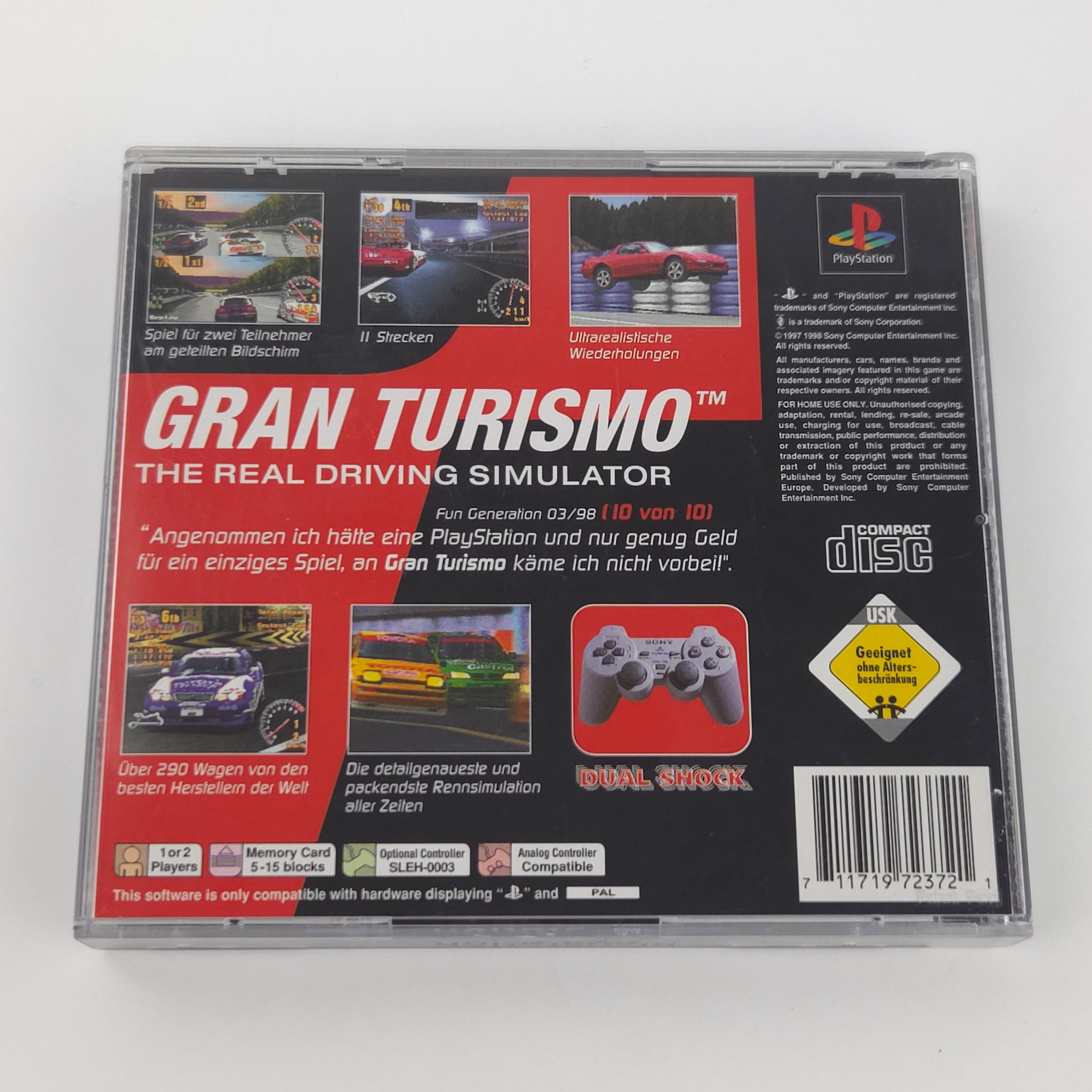 Playstation 1 Spiel Gran Turismo OVP PAL