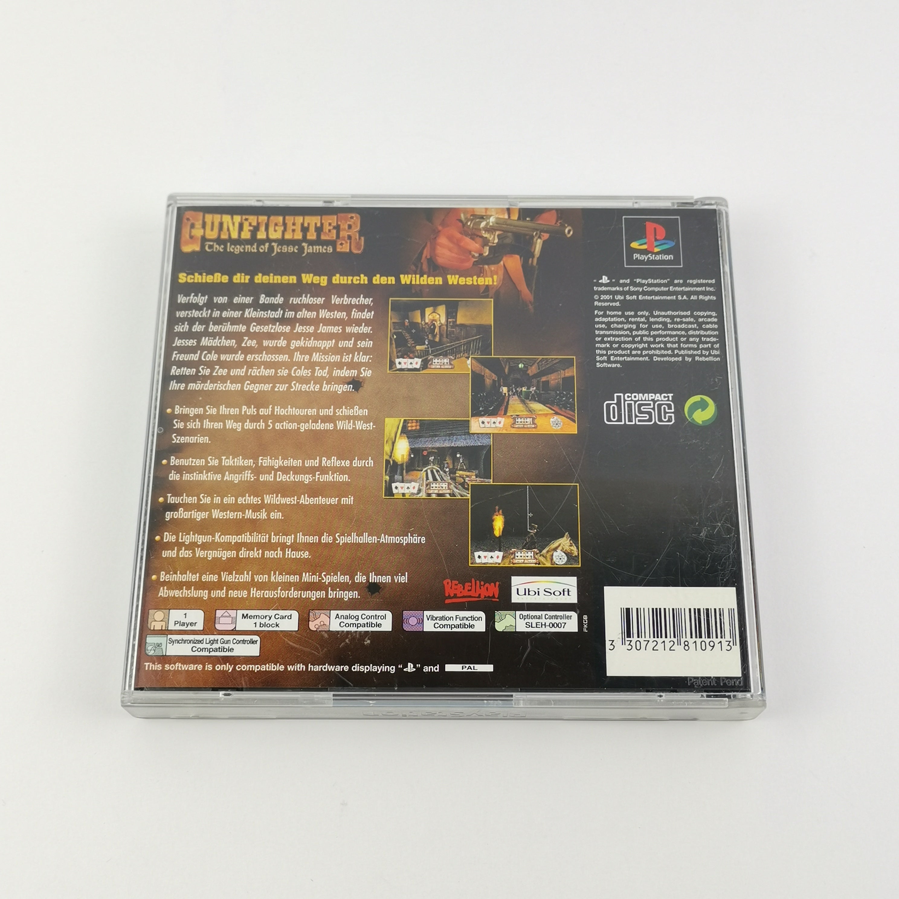 Playstation 1 Spiel – Gunfighter The Legend (OVP PAL)