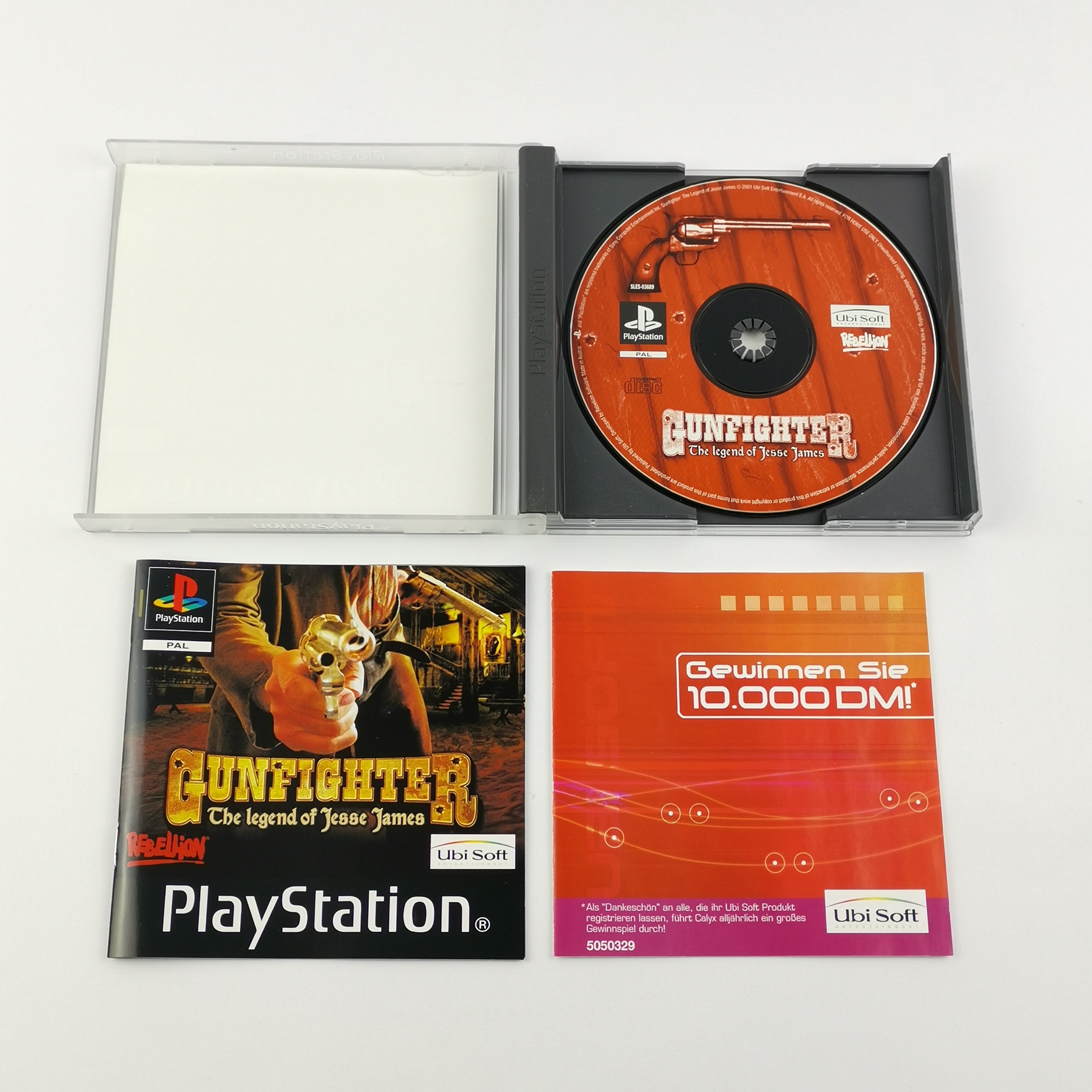 Playstation 1 Spiel – Gunfighter The Legend (OVP PAL)