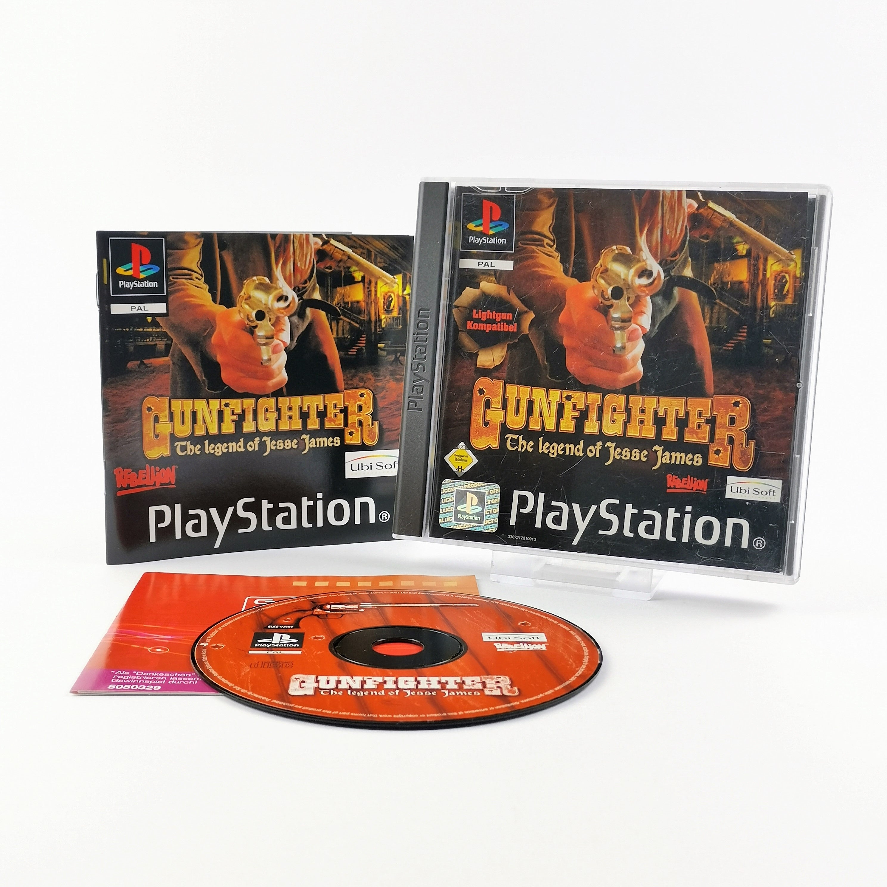 Playstation 1 Spiel – Gunfighter The Legend (OVP PAL)