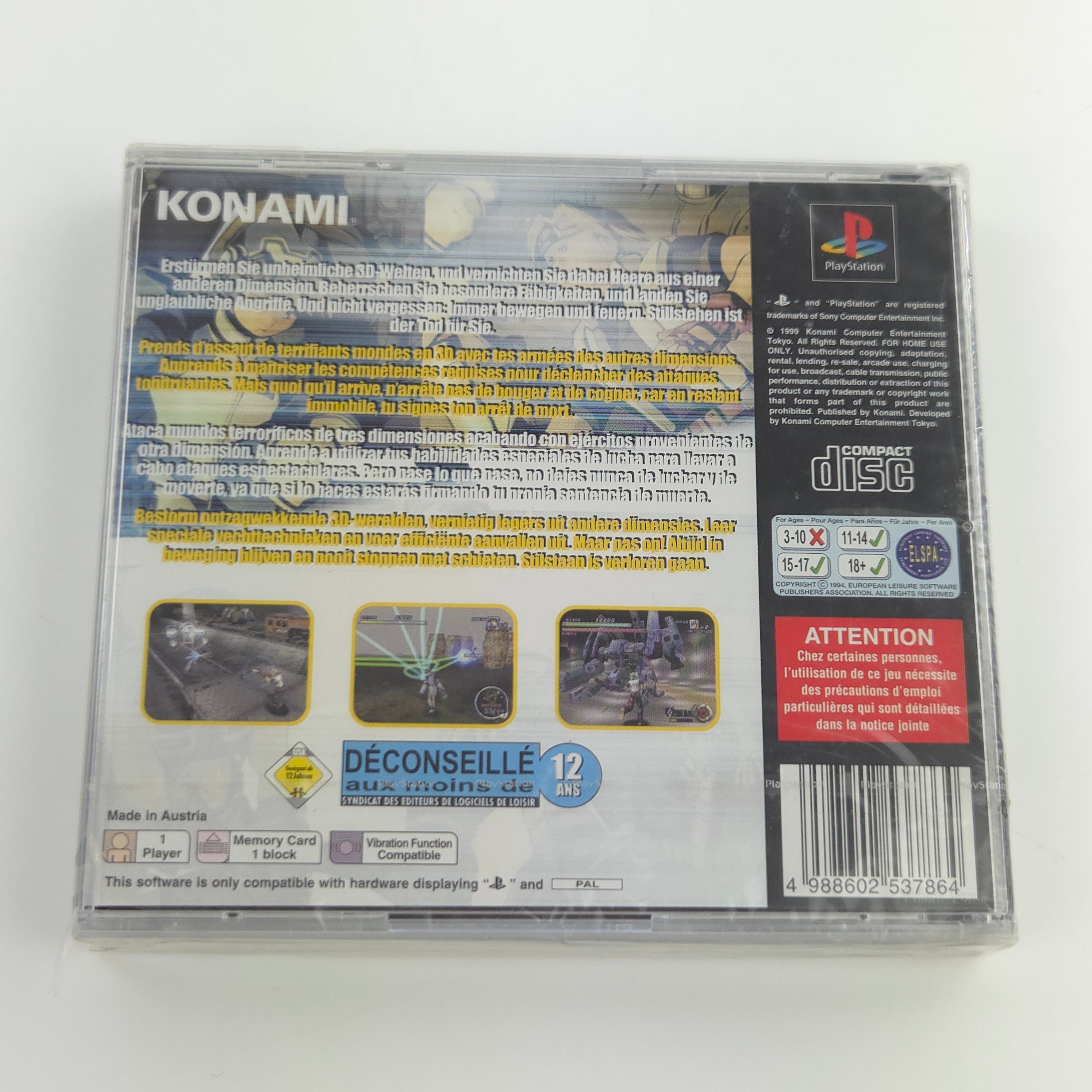 Sony Playstation Spiel – Gungage PS1 PAL OVP Neu Sealed